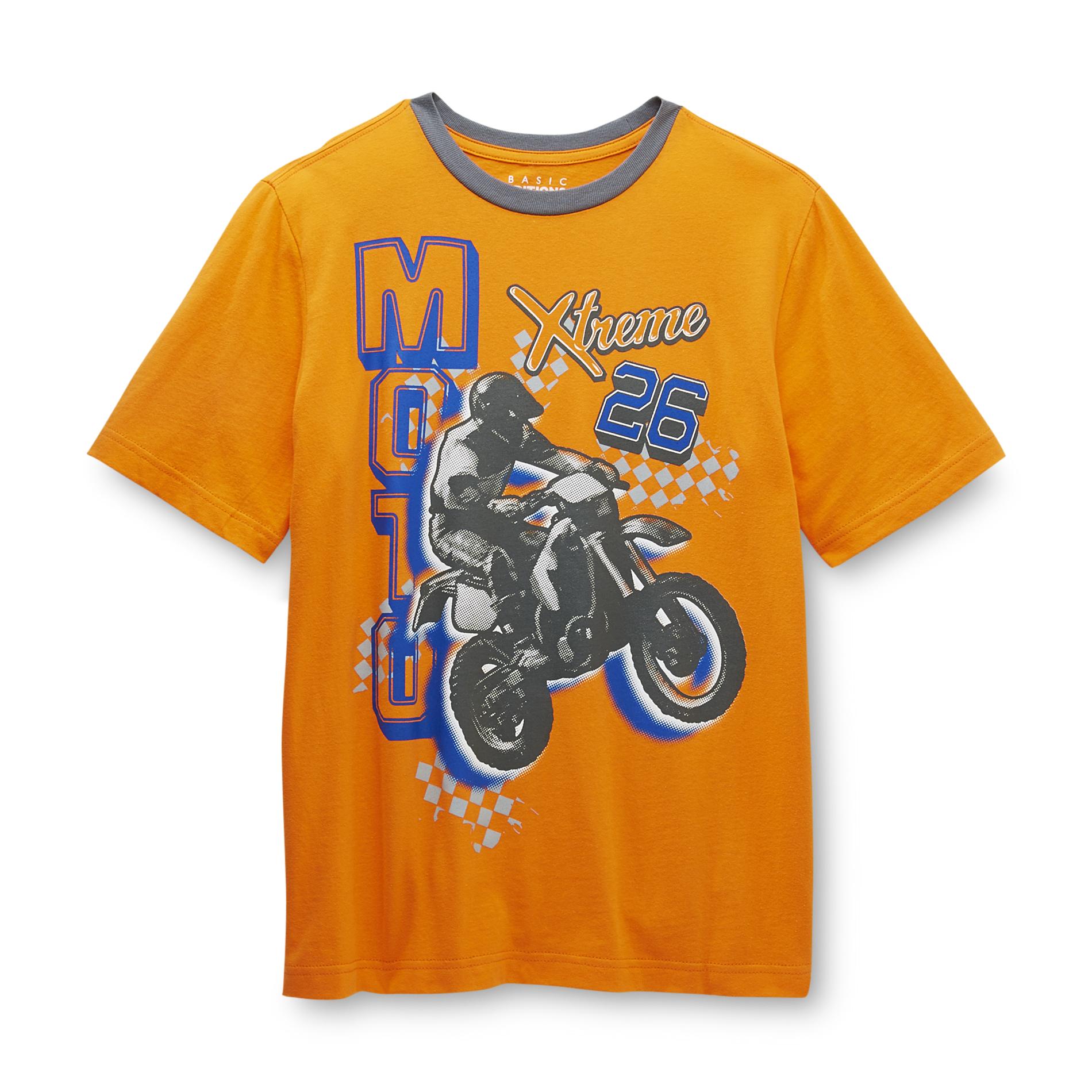 Basic Editions Boy's Short-Sleeve Graphic T-Shirt - Motocross