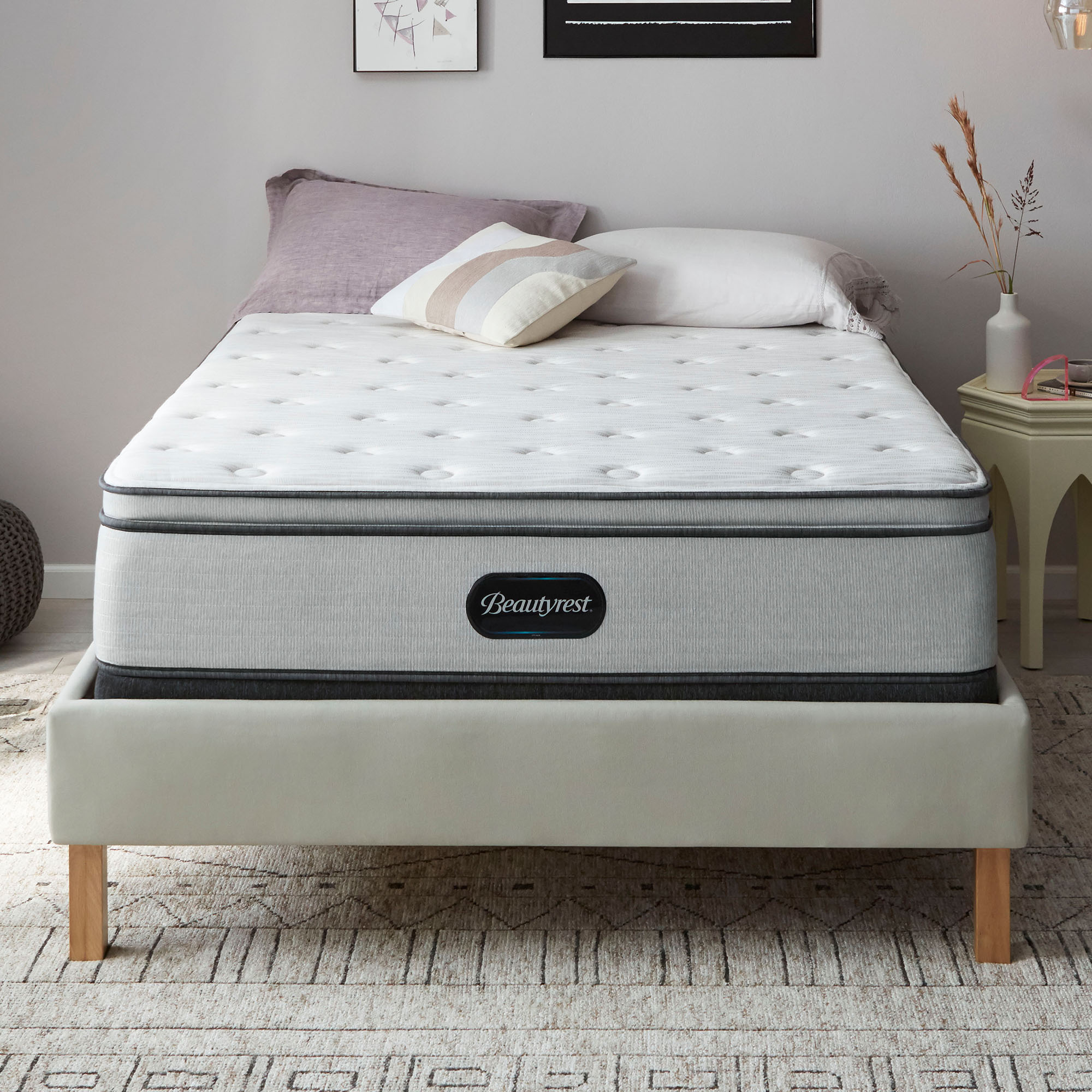 Beautyrest BR800 Medium Pillowtop 13 5 Gel Memory Foam Full Mattress   Prod 20914063412