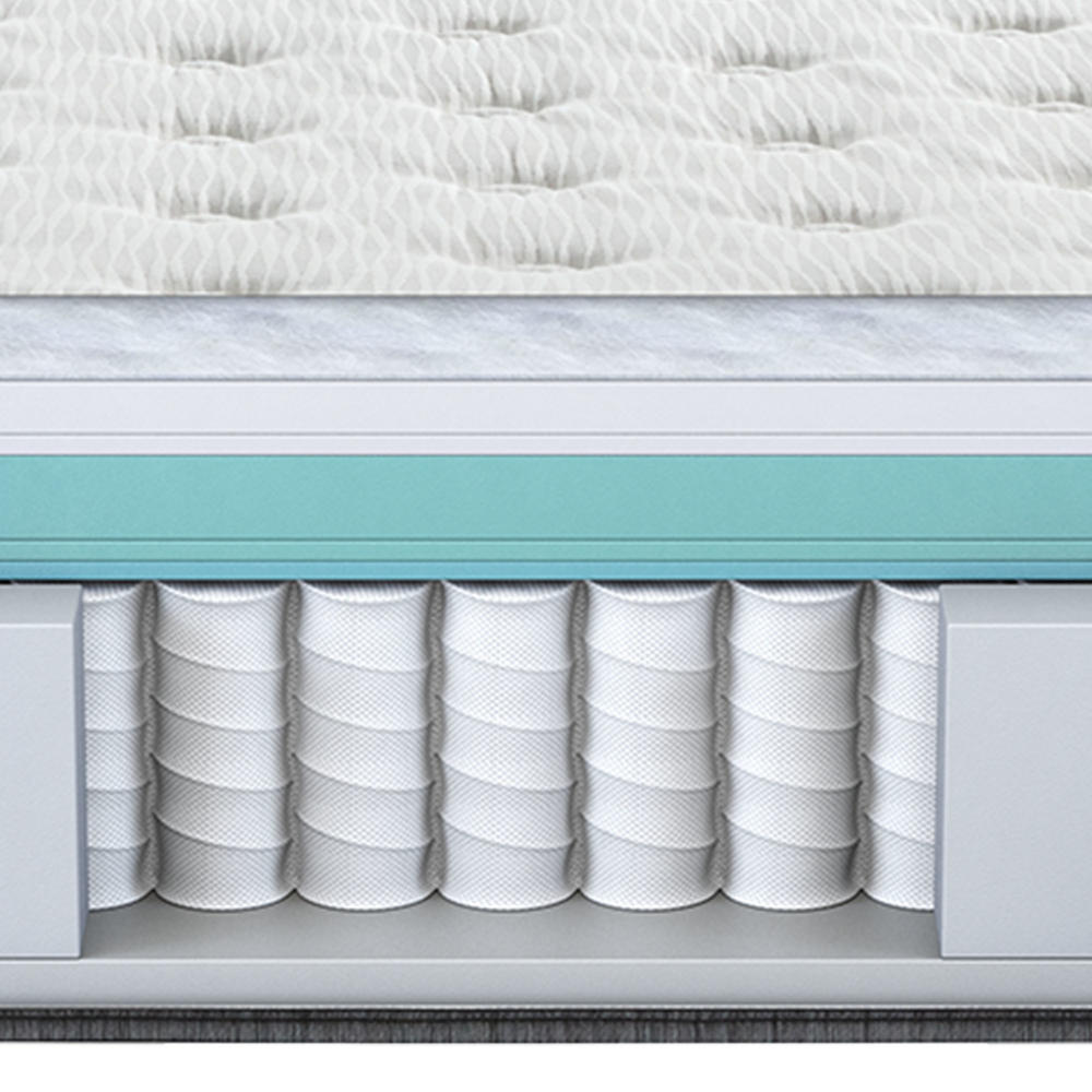 Beautyrest BR800 Plush Pillowtop 13.5” Gel Memory Foam Twin Mattress