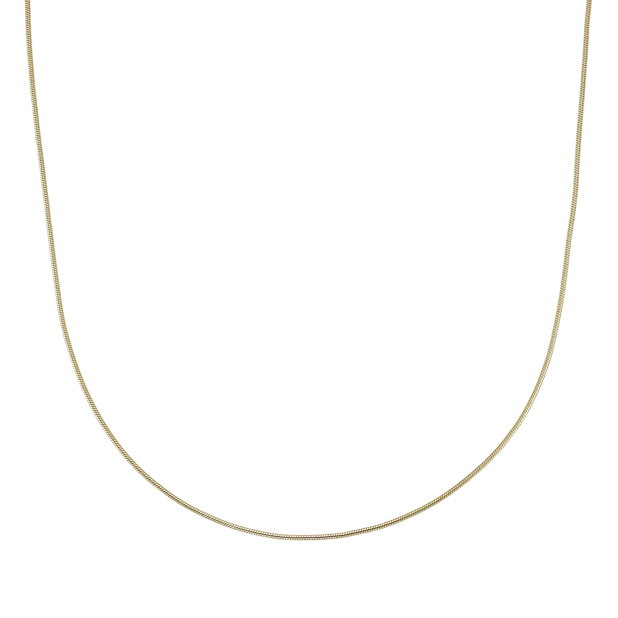 24k Gold over Sterling Silver Snake Necklace, Yellow 24k Gold over Sterling Silver Snake Necklace, Yellow