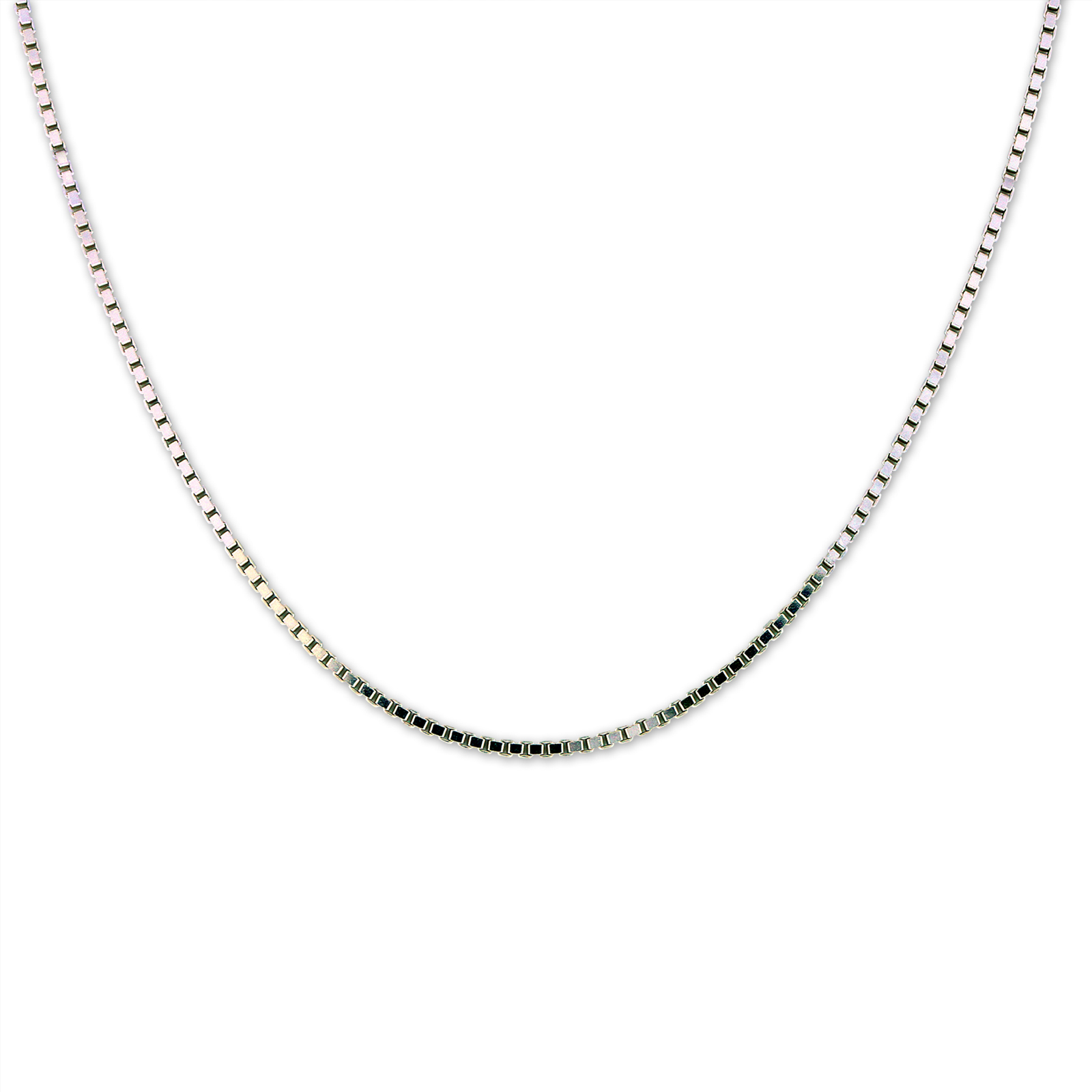 Sterling Silver Box Chain 24 Inch Necklace