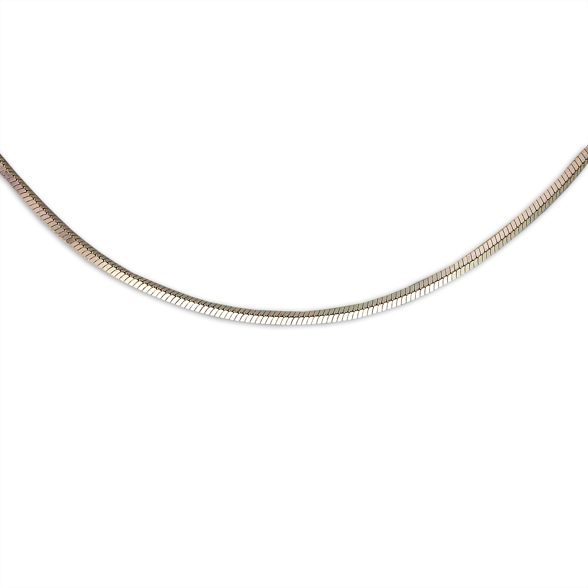 Sterling Silver Snake 24 Inch Necklace