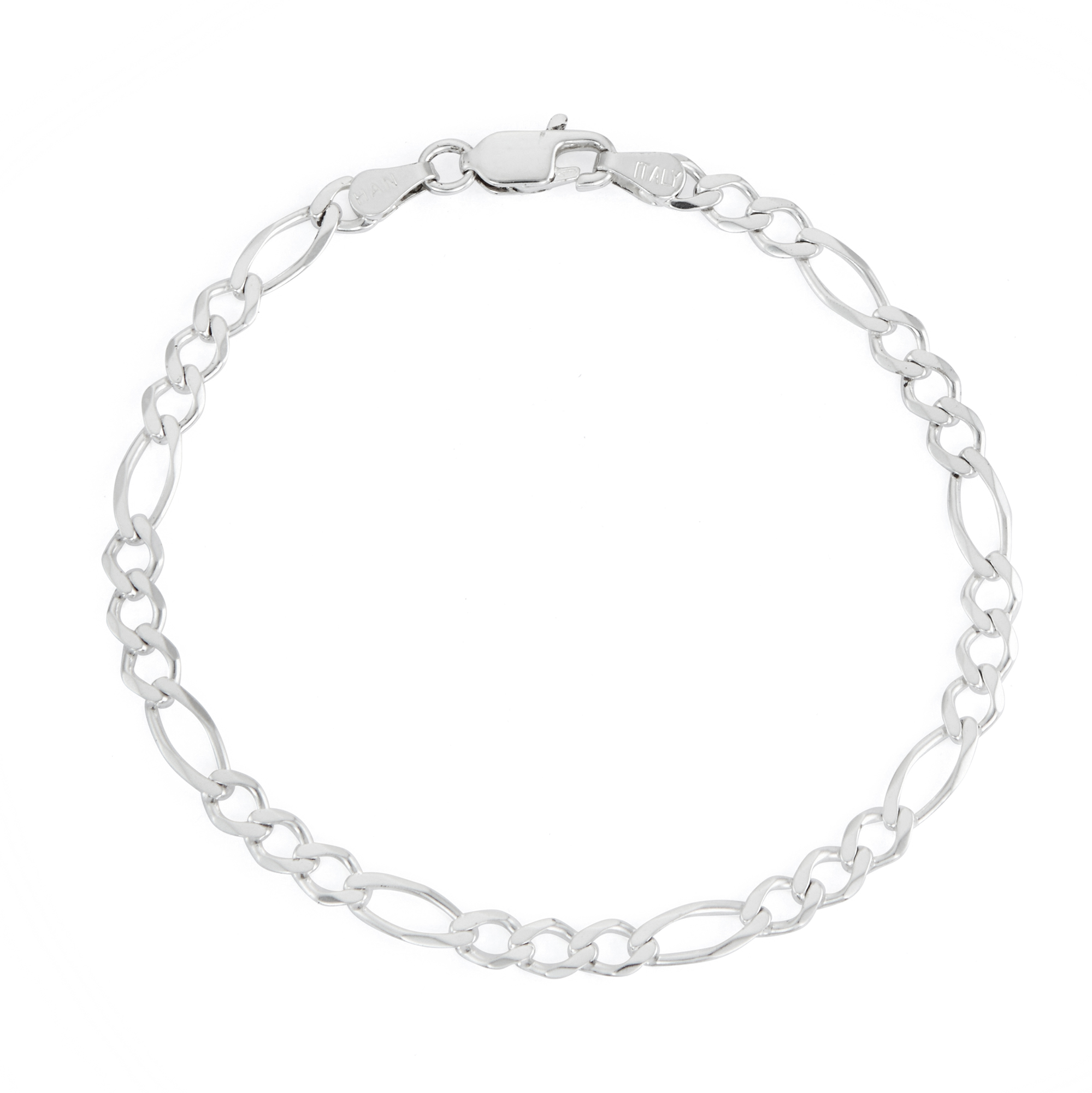 Sterling Silver 7.5 in Pave Fig Brace Sterling Silver 7.5 in Pave Fig Brace