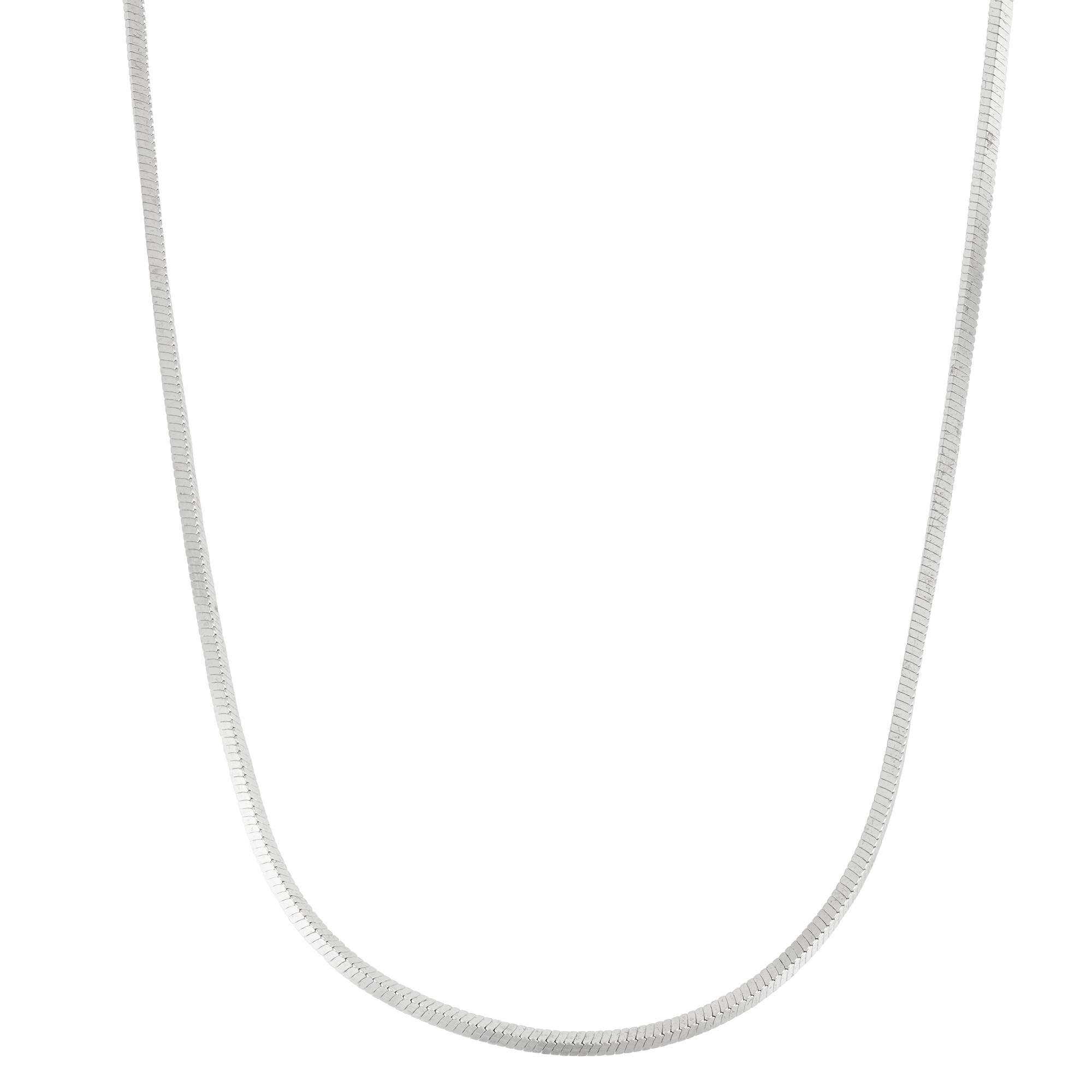 Sterling Silver 22 in Square Snake Necklace Sterling Silver 22 in Square Snake Necklace