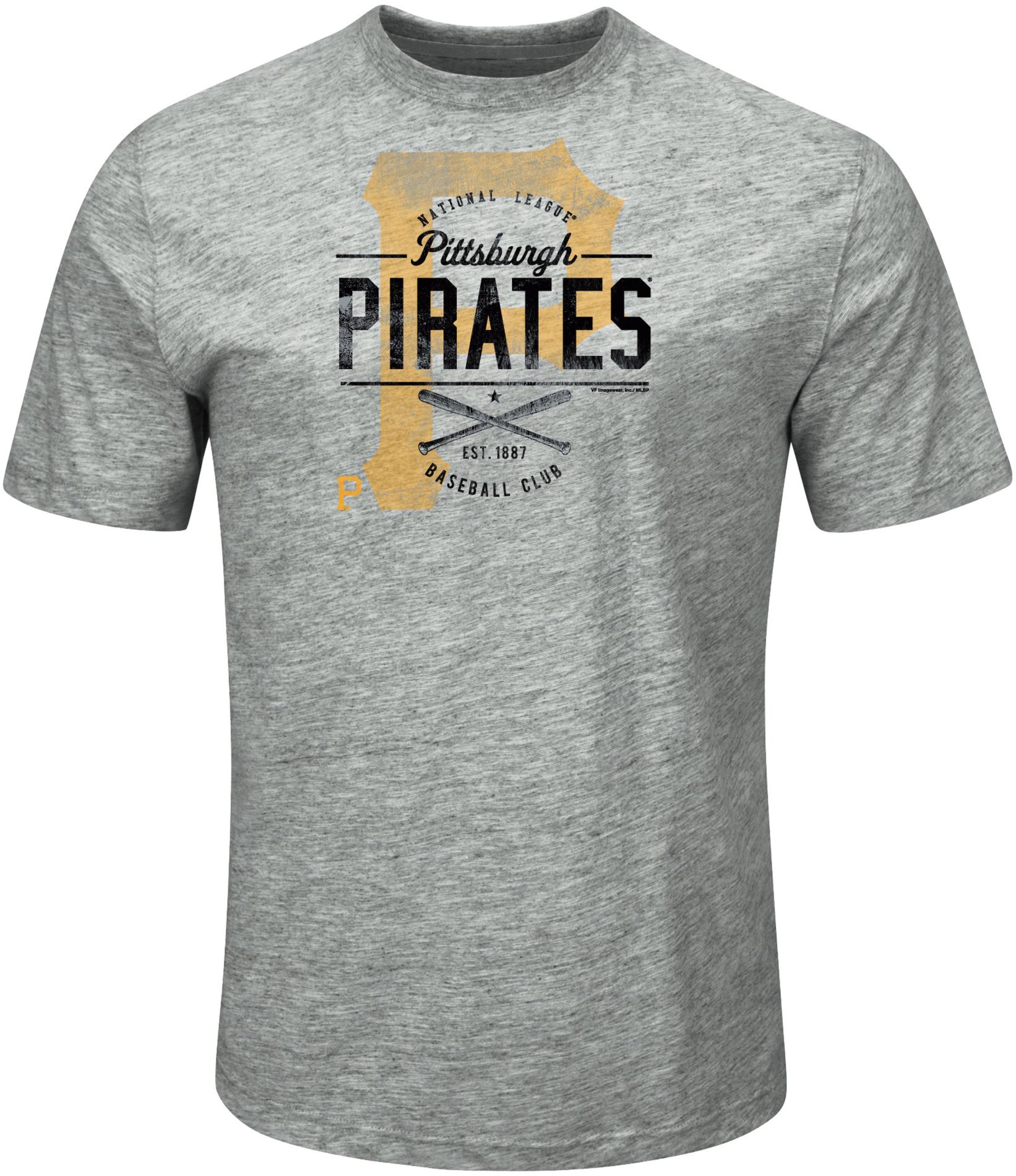 MLB Men's Heathered T-Shirt - Pittsburgh Pirates