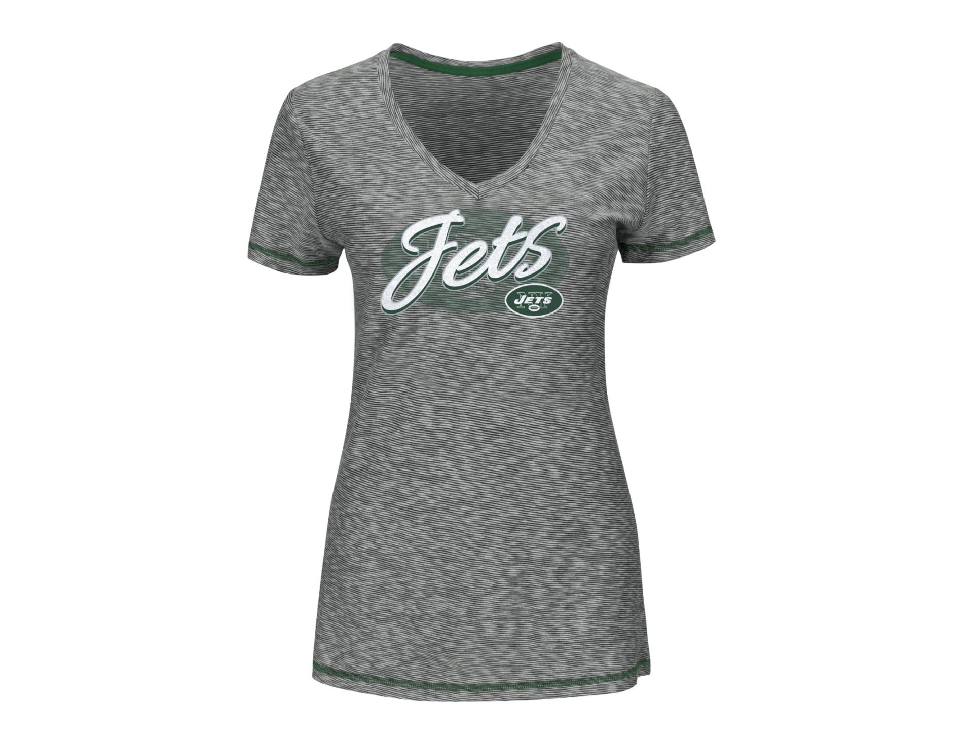 NFL Women's Ribbed Graphic T-Shirt - New York Jets