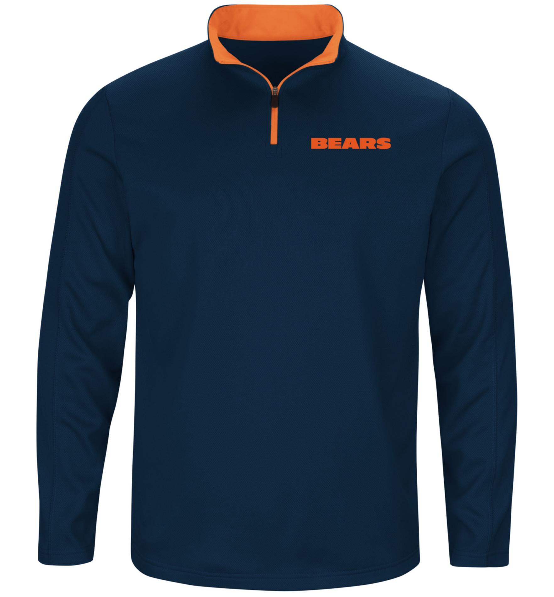 NFL Men's Quarter-Zip Shirt - Chicago Bears