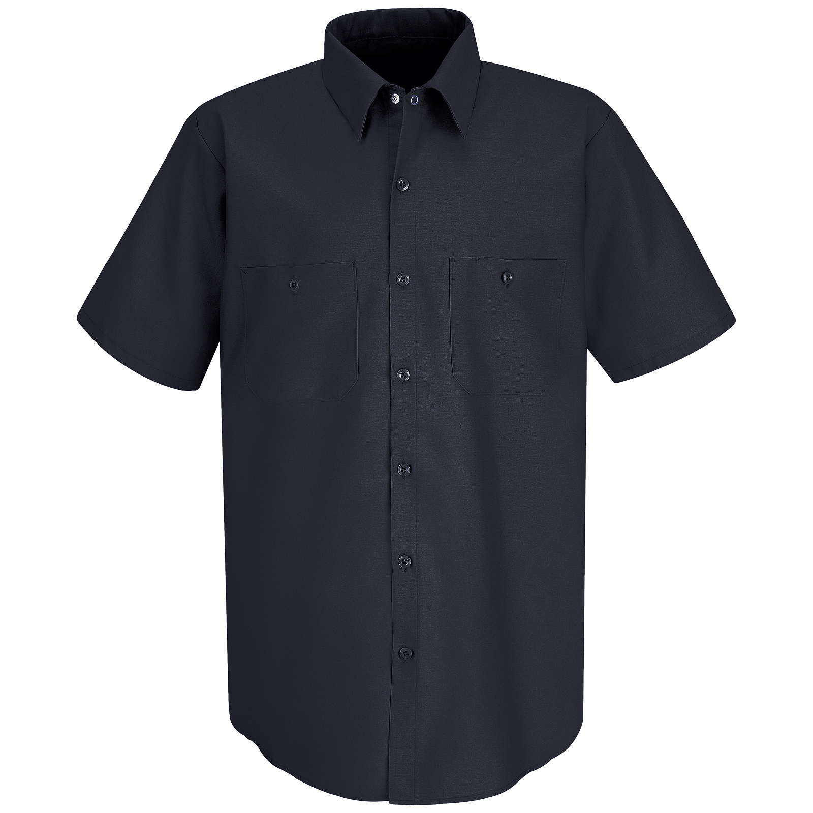 Red Kap Men's Short-Sleeve Industrial Work Shirt