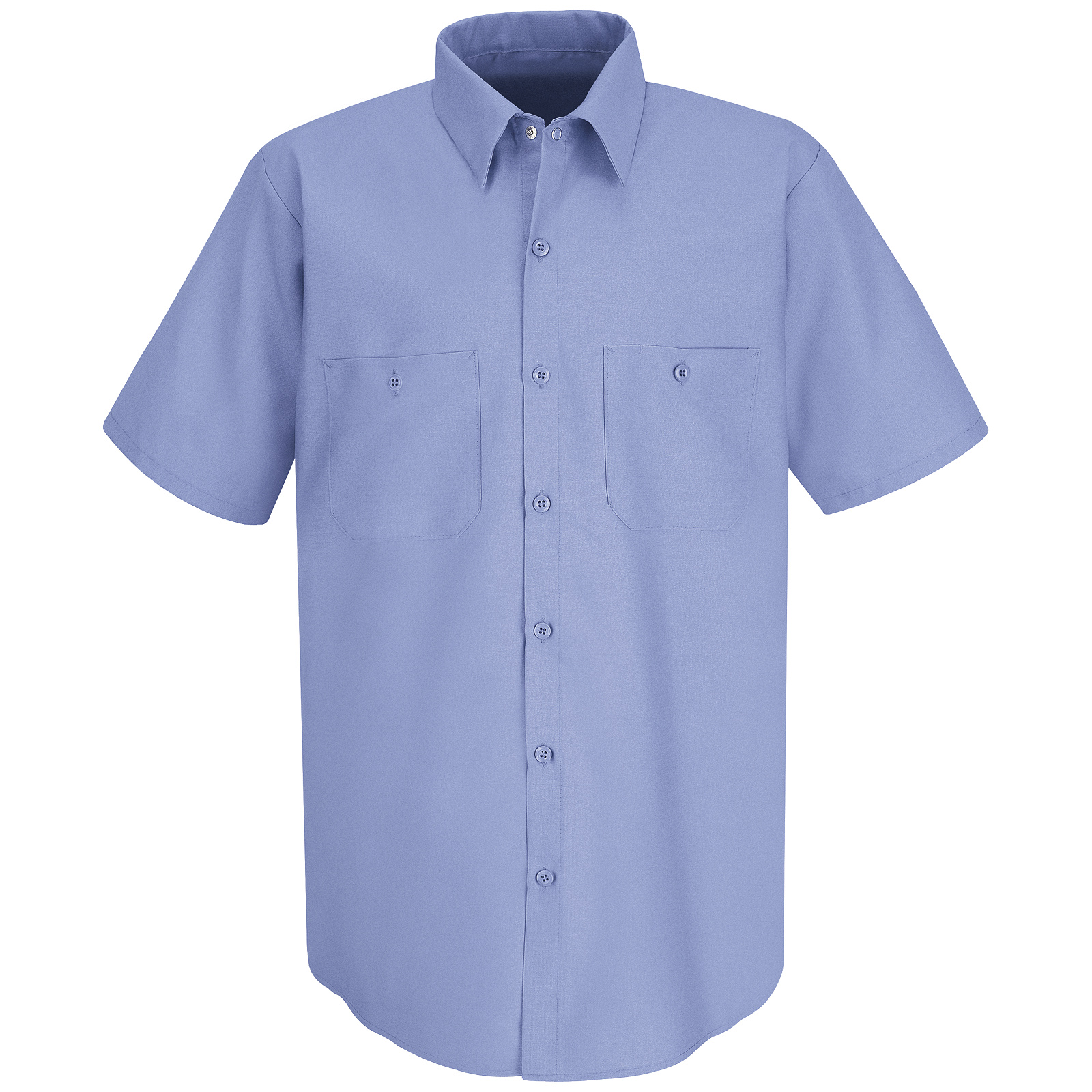 Red Kap Men's Short-Sleeve Industrial Work Shirt