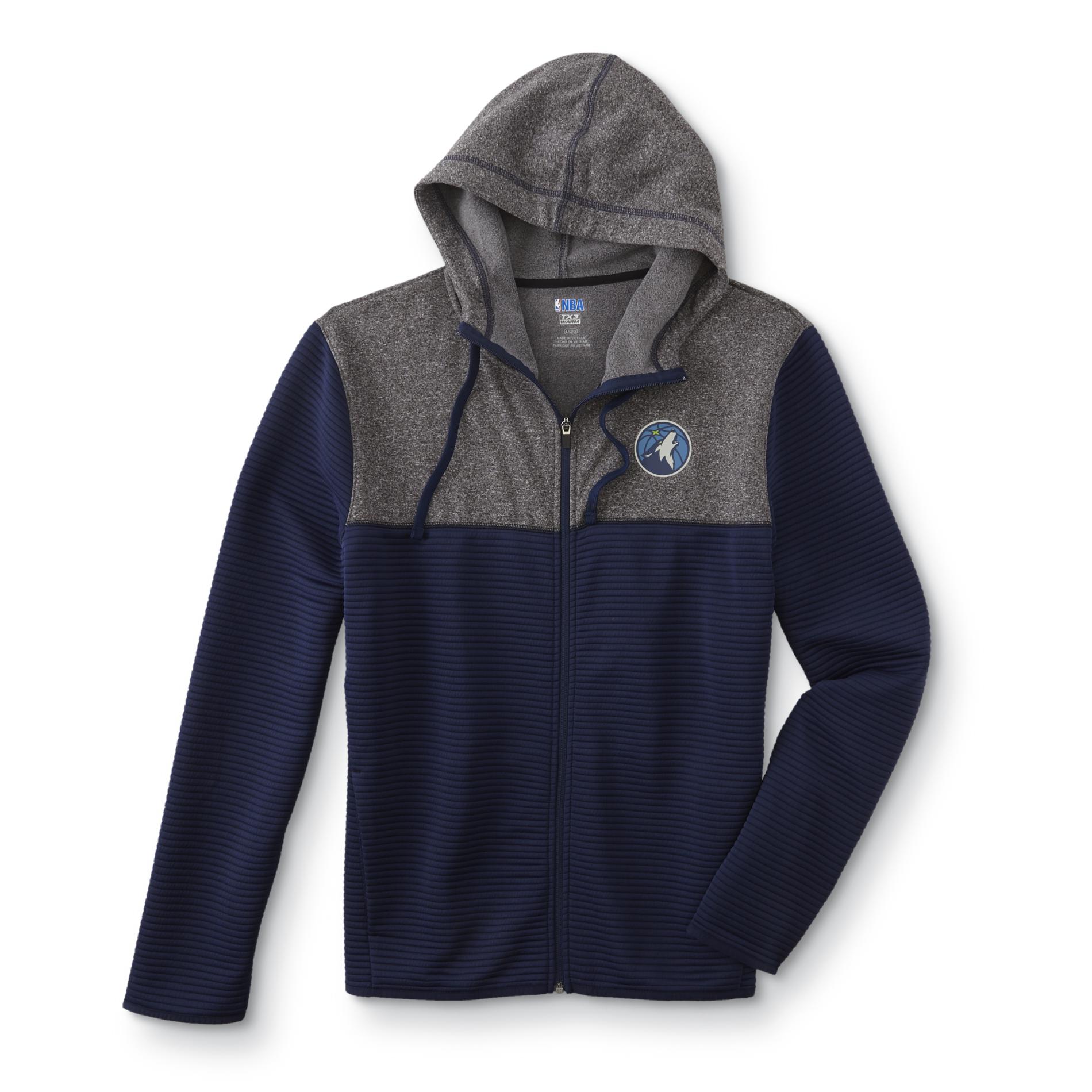 NBA Men's Hoodie Jacket-Minnesota Timberwolves, Size: Large NBA Men's Hoodie Jacket-Minnesota Timberwolves, Size: Large