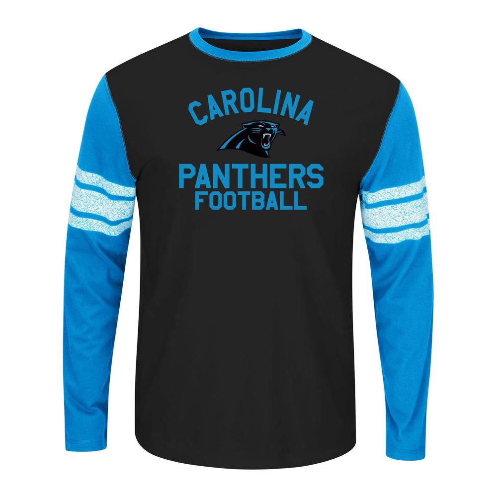 NFL Men's Raglan Shirt - Carolina Panthers