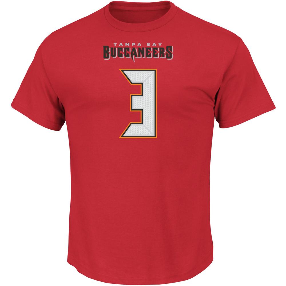 NFL Men's Crew Neck T-Shirt - Tampa Bay Buccaneers Jameis Winston