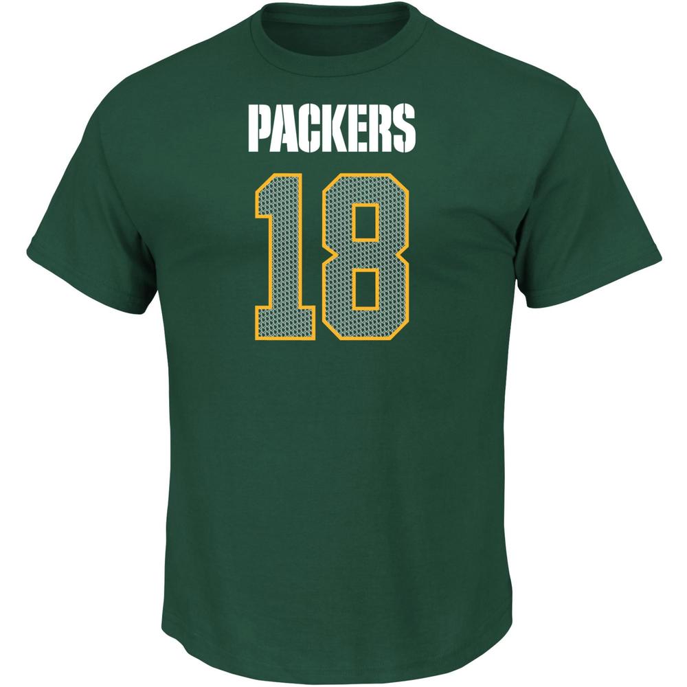 NFL Men's Crew Neck T-Shirt - Green Bay Packers Randall Cobb