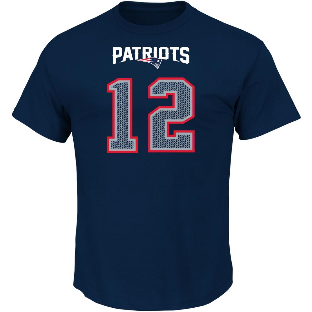 NFL Men's Crew Neck T-Shirt - New England Patriots Tom Brady