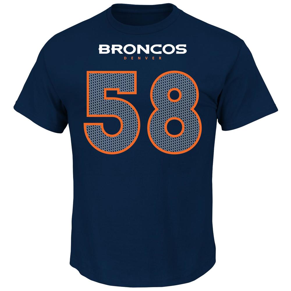NFL Men's Crew Neck T-Shirt - Denver Broncos Von Miller
