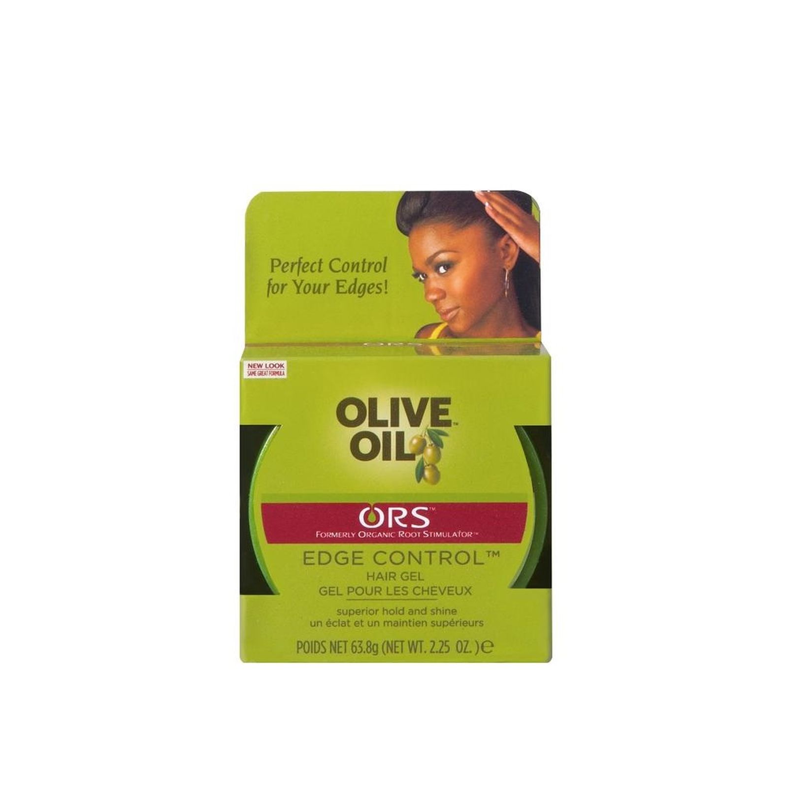 Organic Root Ors Edge Control Hair Gel Olive Oil 2 25 Oz 63 8 G
