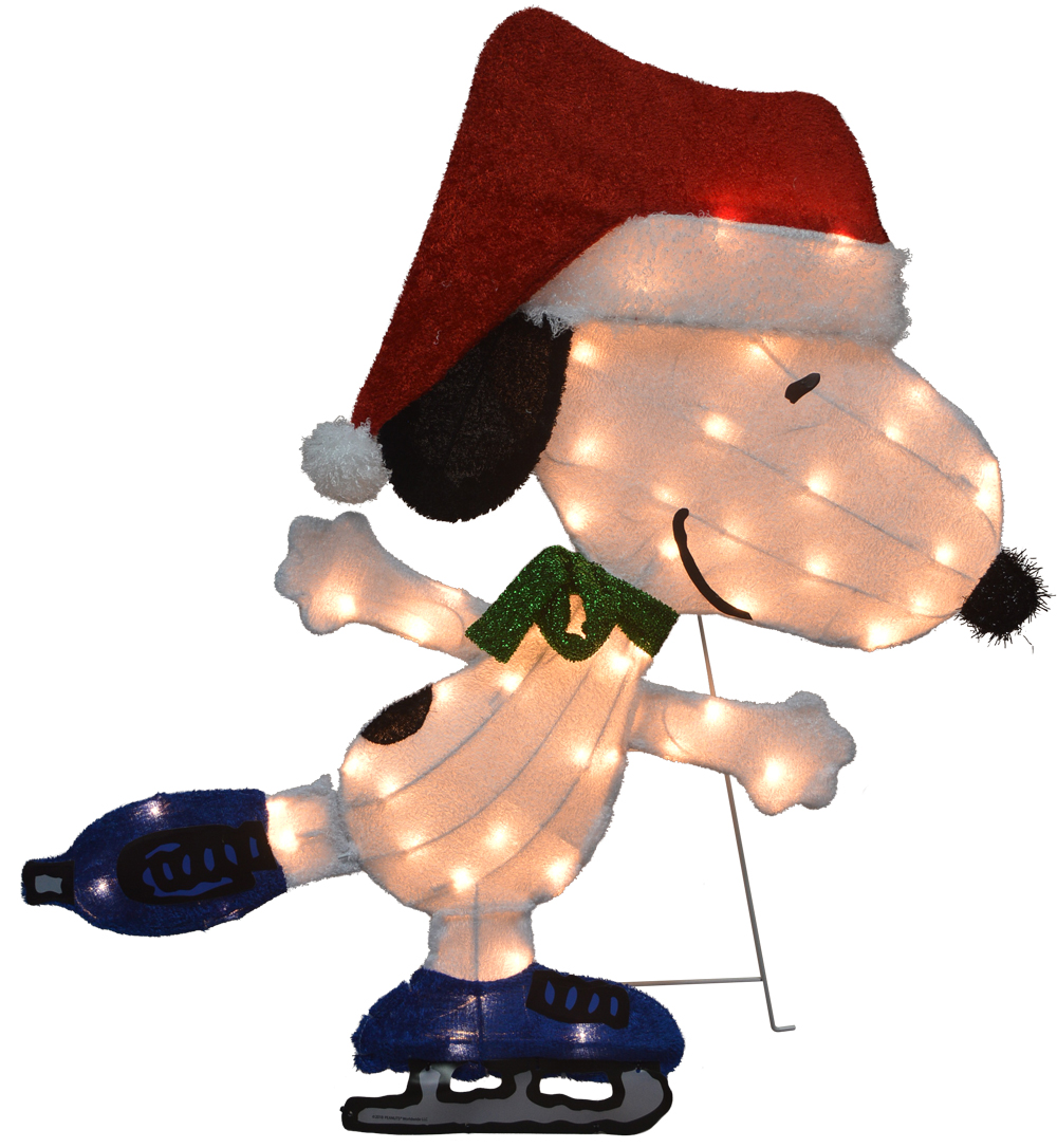 Peanuts By Schulz 32 Pre Lit Skating Snoopy Christmas Decor