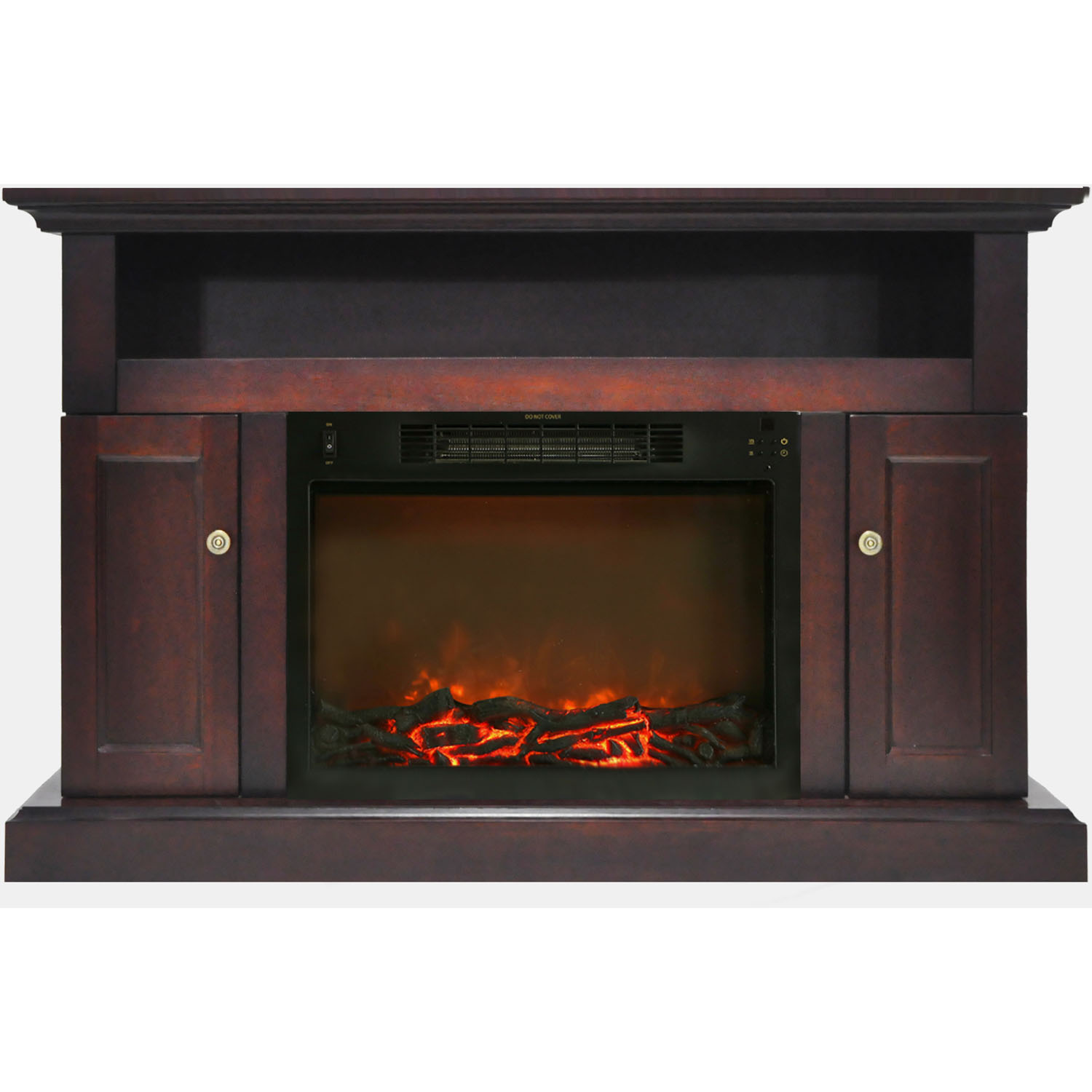 Fireplaces Accessories Dark Wood Sears