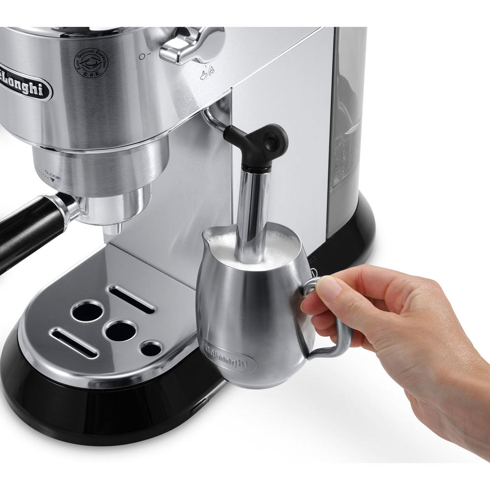 DeLONGHI EC680 Dedica 15-Bar Pump Espresso Machine with Cappuccino System