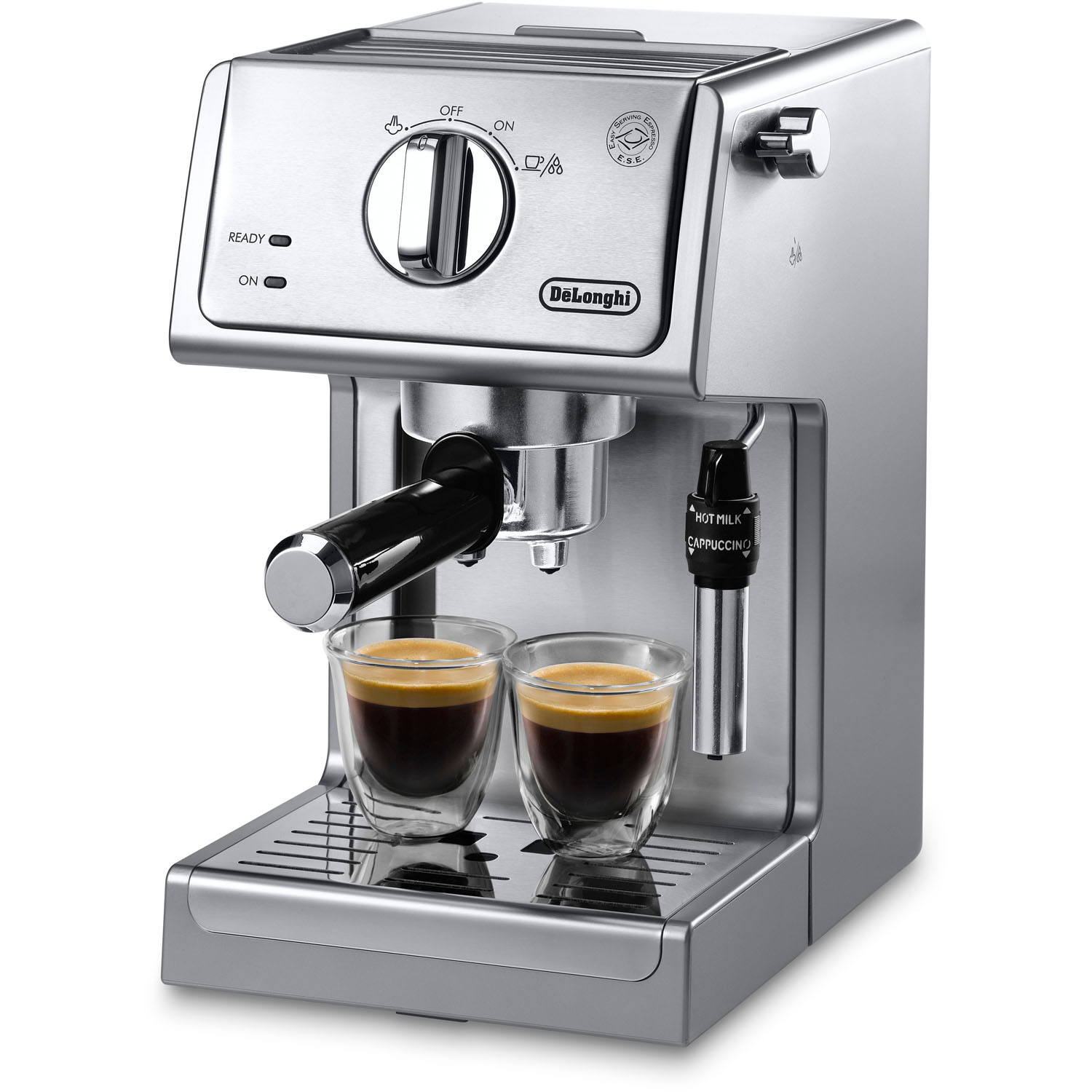 DeLONGHI ECP3630 15-Bar Pump Espresso and Cappuccino Machine, Stainless Delonghi Stainless Steel Pump Espresso Maker