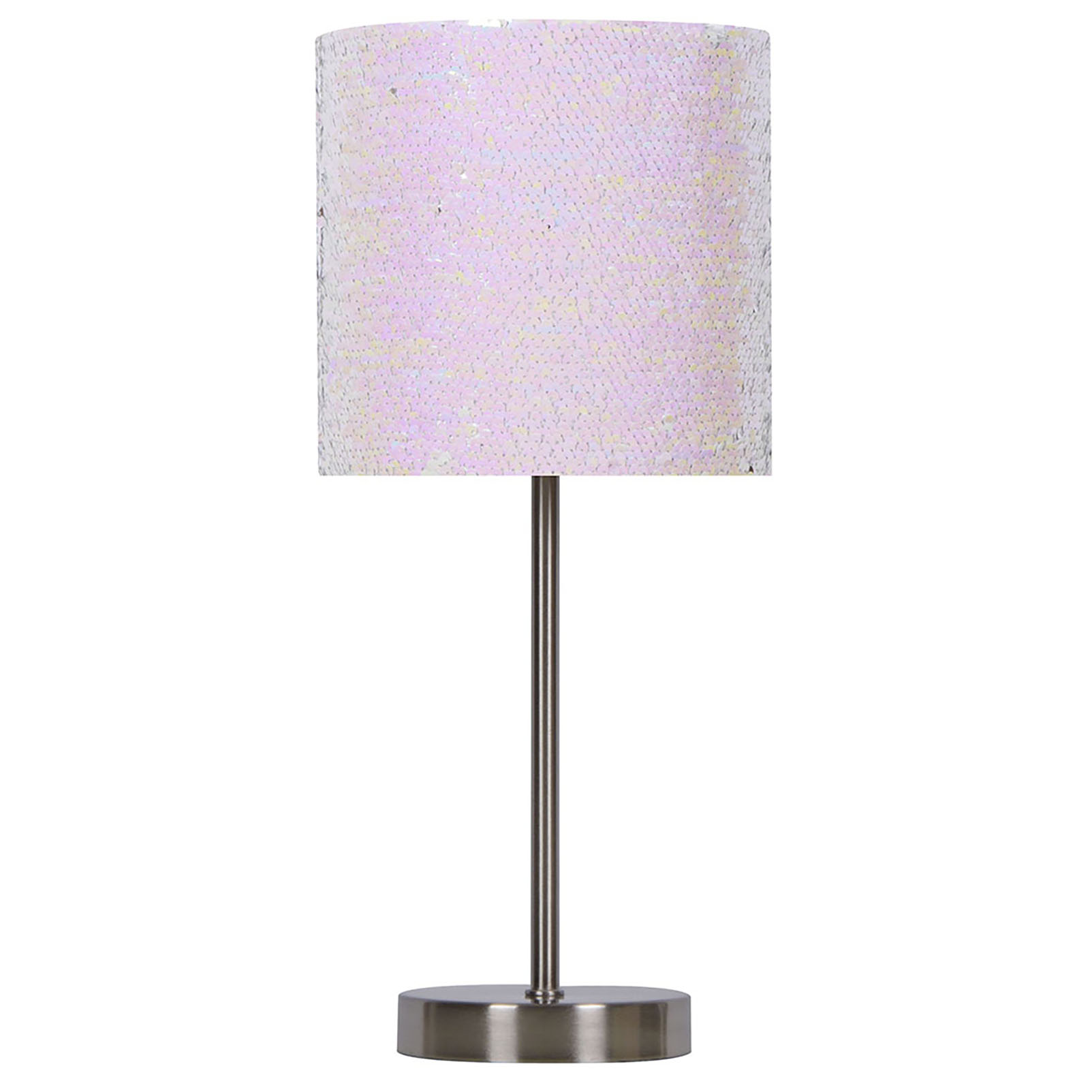Essential Home 17&#8221; H x 7&#8221; W Stick Lamp &#8211; Brushed Sequins