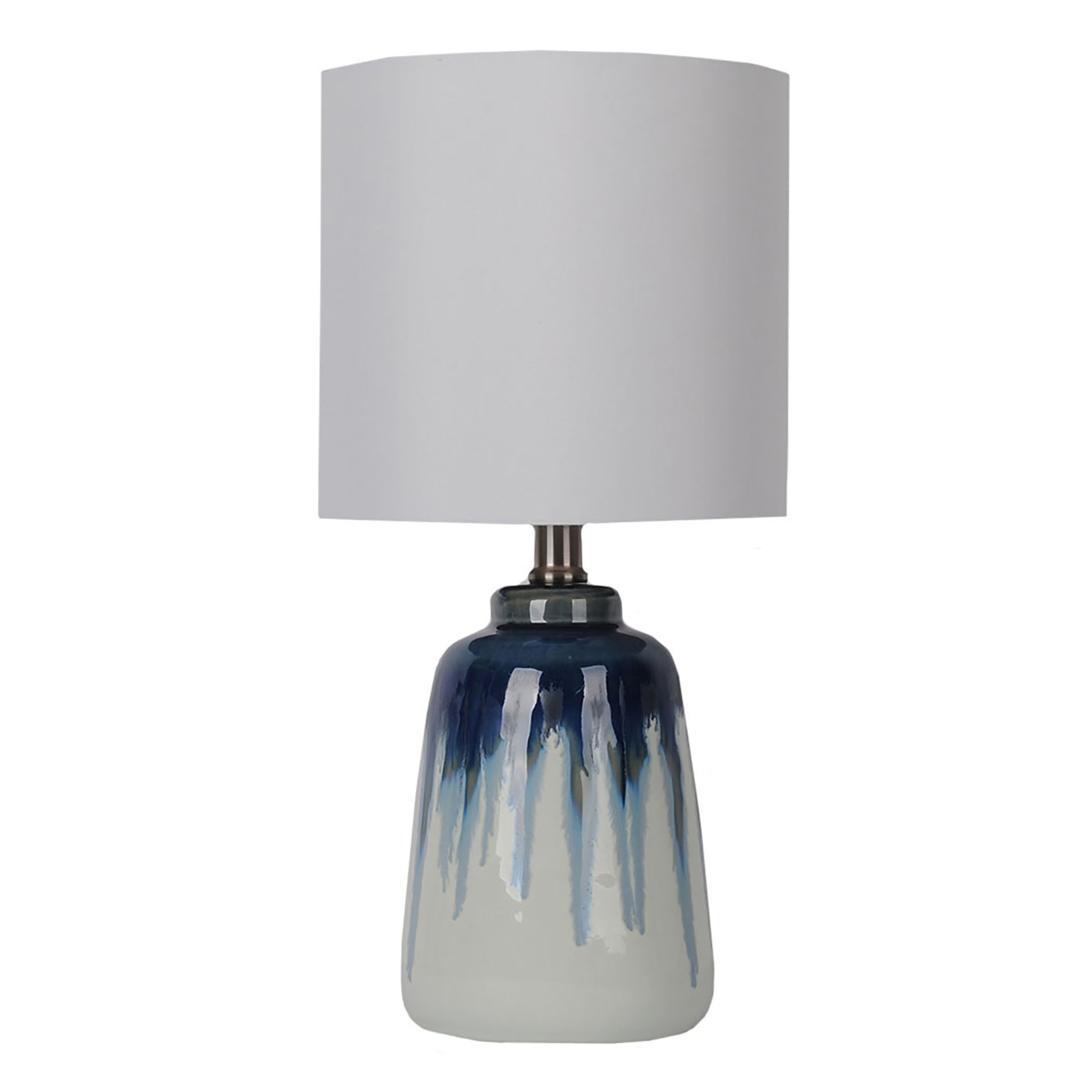 Sutton Rowe 16.25&#8221; x 8&#8221; Ceramic Accent Table Lamp - Blue Ombre