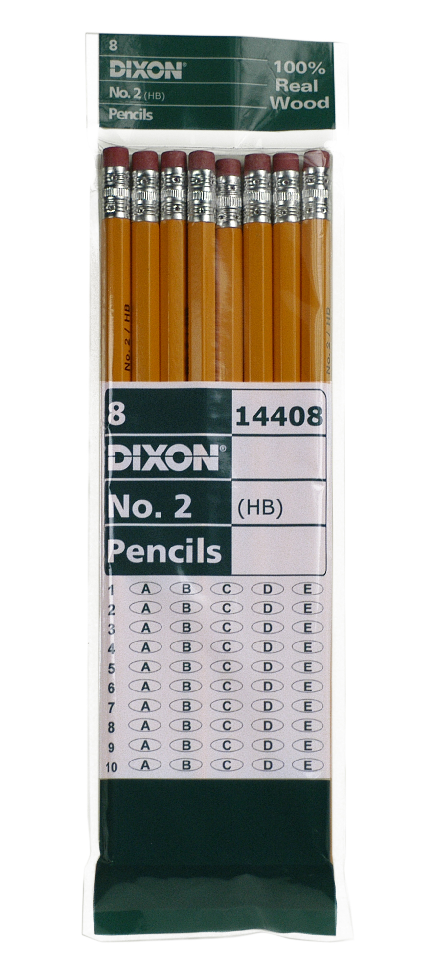 Dixon Ticonderoga No. 2 Yellow Pencils - 8 Count