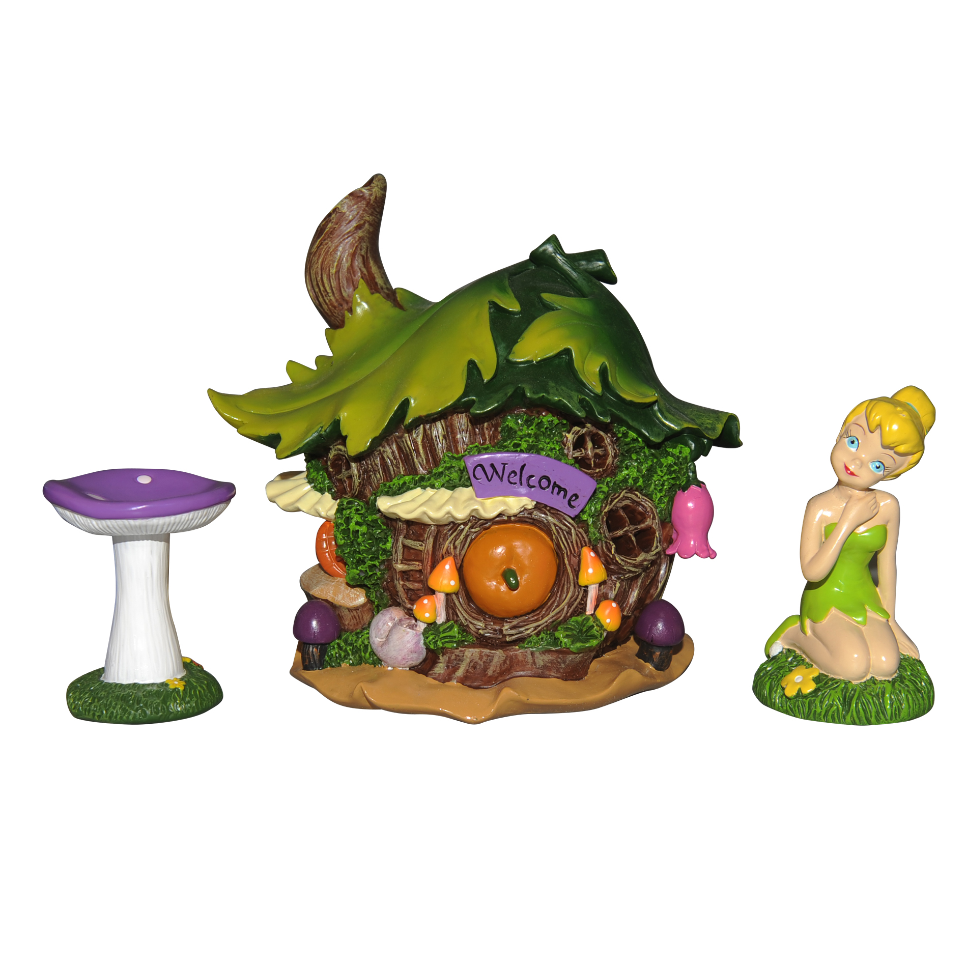 miniature tinkerbell figurines