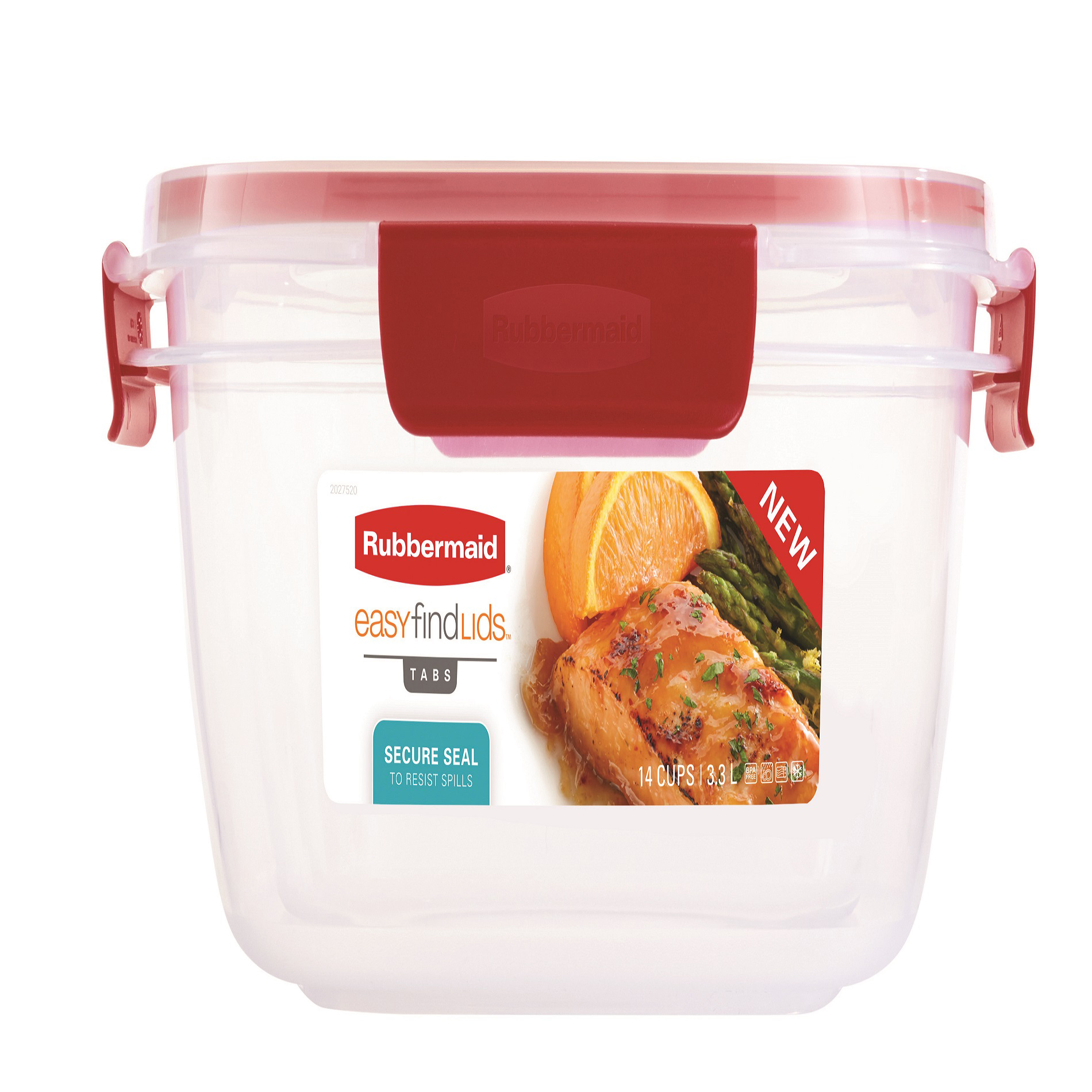Rubbermaid Easy Find Lid Food Storage Container