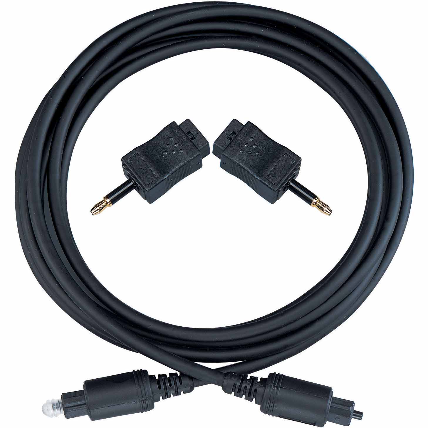 RCA 6-ft Audio Digital Optical Cable w/ 2 Mini Adapters