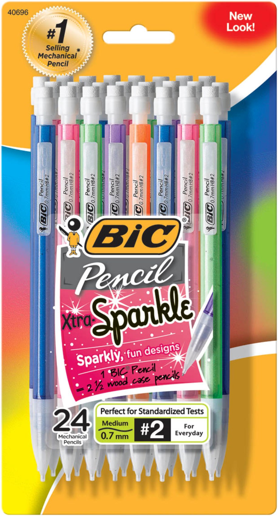 BIC Xtra-Smooth Mechanical Pencils, Medium Point (0.7mm), Assorted