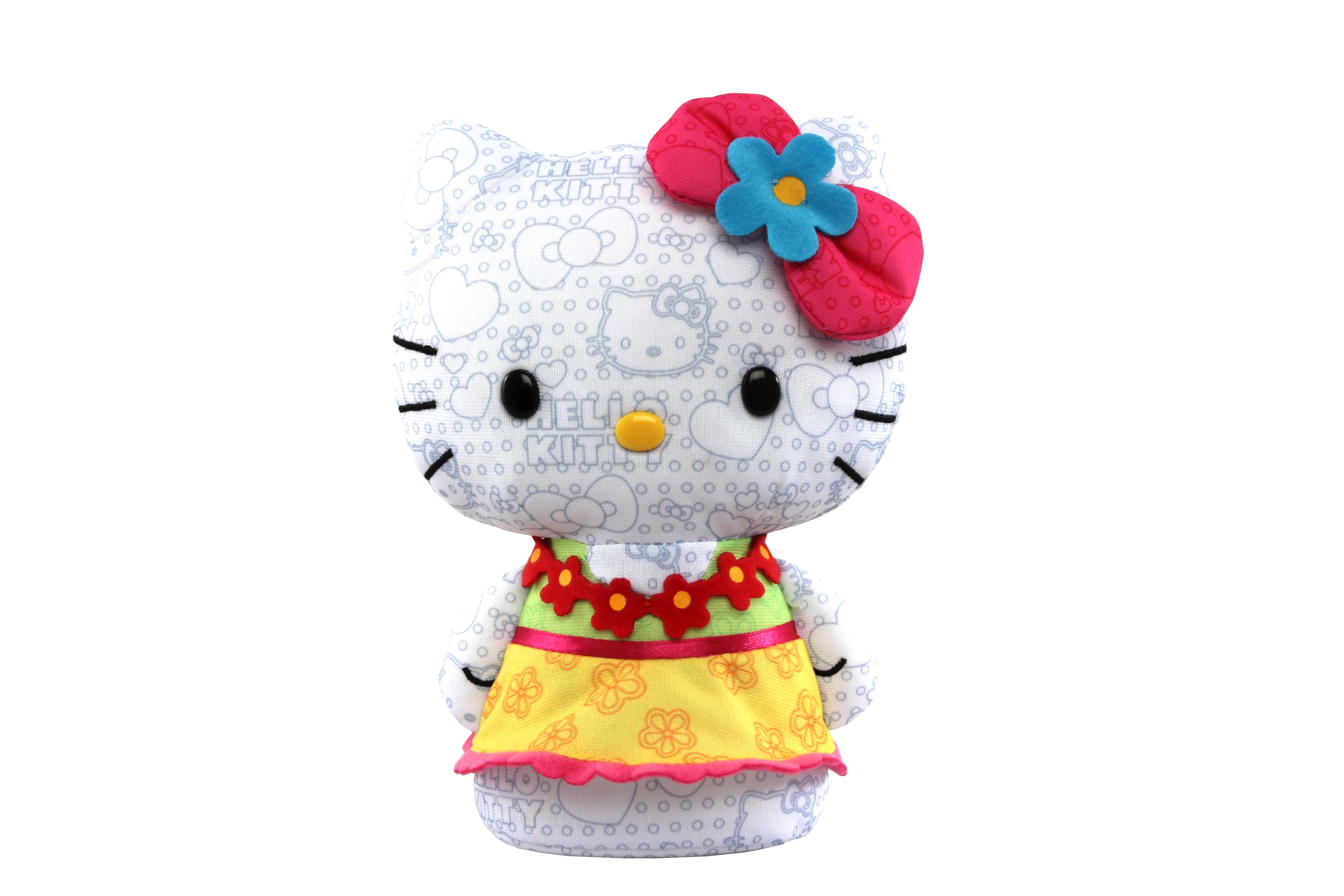 Hello Kitty Color Me Small Plush   Daisy   Toys & Games   Stuffed