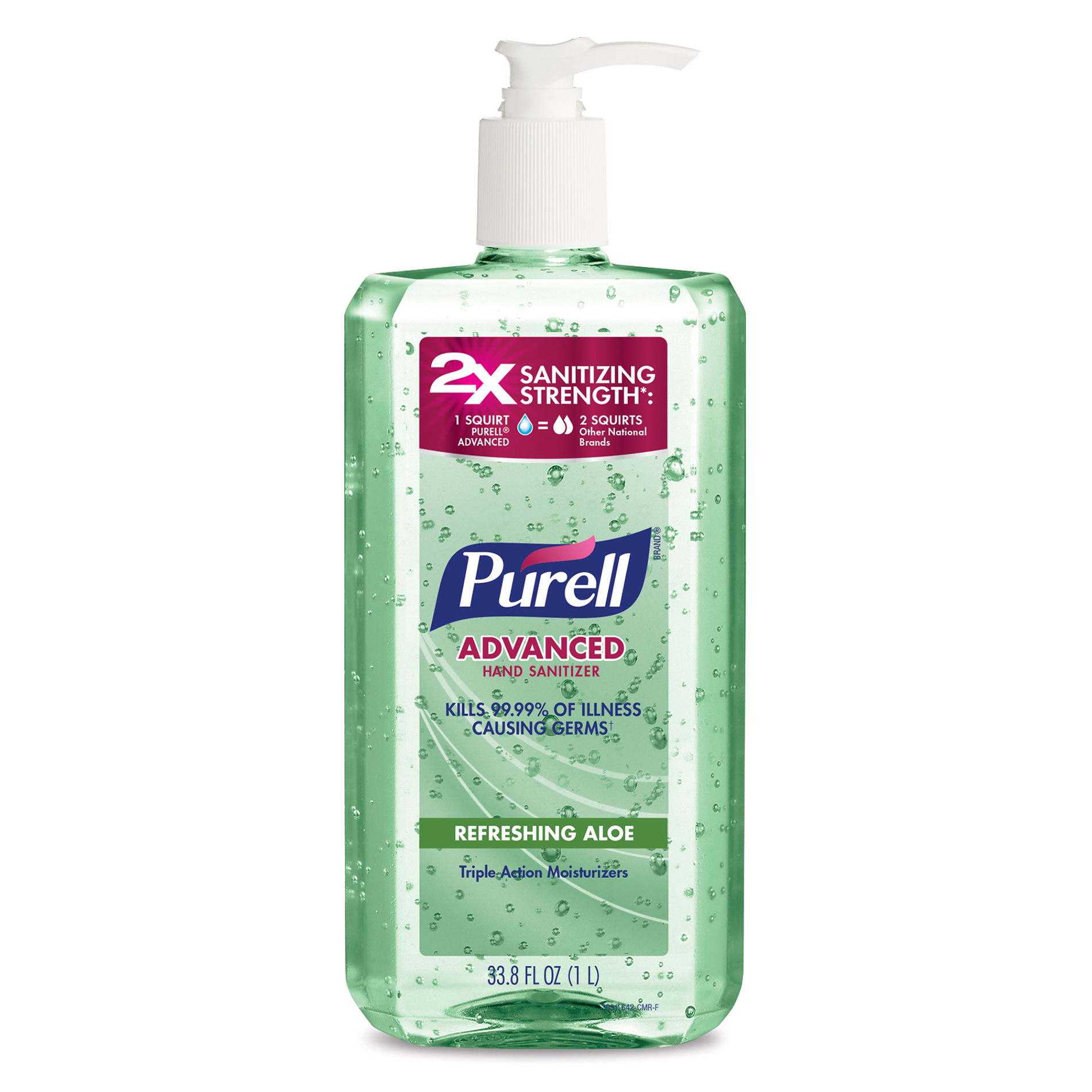 Purell Advanced Hand Sanitizer,  33.8 Fl. Oz.