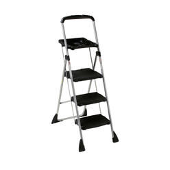Cosco Home and Office Products Cosco Max Work Platform, 55" Working Height, 225 lb Capacity, 3 Steps, Steel, Black