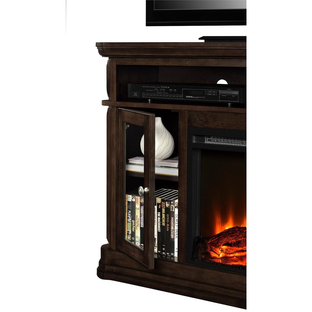 Dorel Home Furnishings Brooklyn Fireplace TV Stand