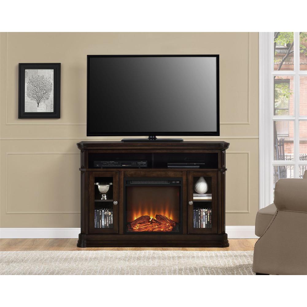 Dorel Home Furnishings Brooklyn Fireplace TV Stand