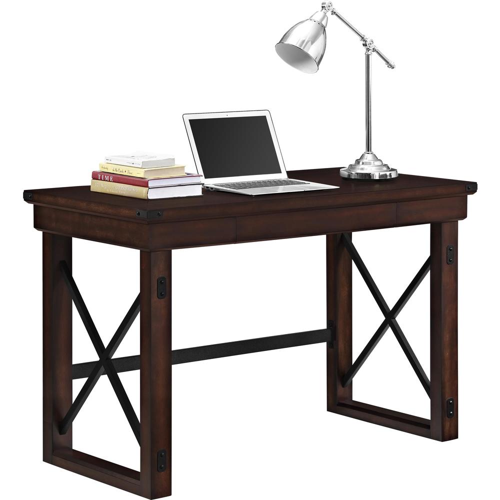 Dorel Home Furnishings Wildwood Mahogany Wood Veneer Desk