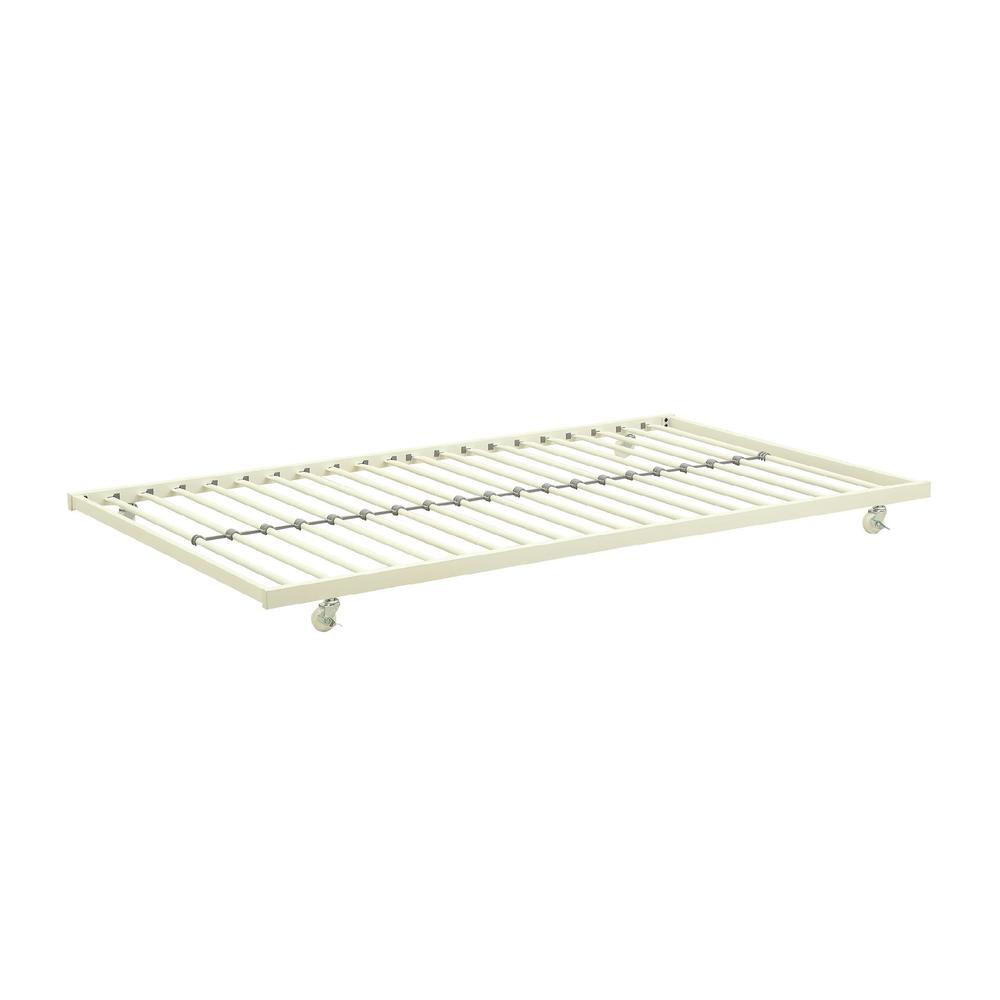 Dorel Home Furnishings Levi Universal Trundle for Daybeds , White Metal