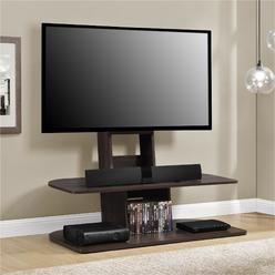Dorel Home Furnishings Ameriwood Home Galaxy TV Stand with Mount for TVs up to 65" Wide, Espresso