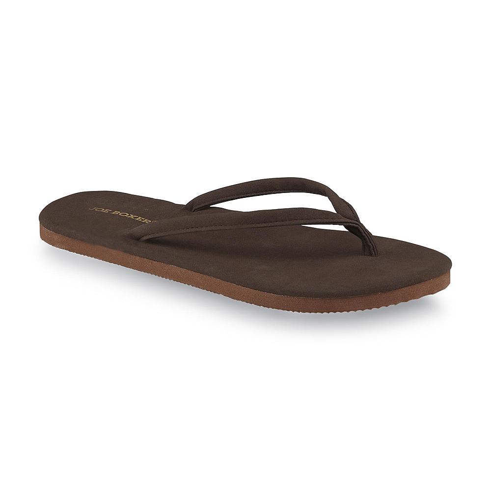 Joe Boxer Women's Beauty FlipFlop Brown