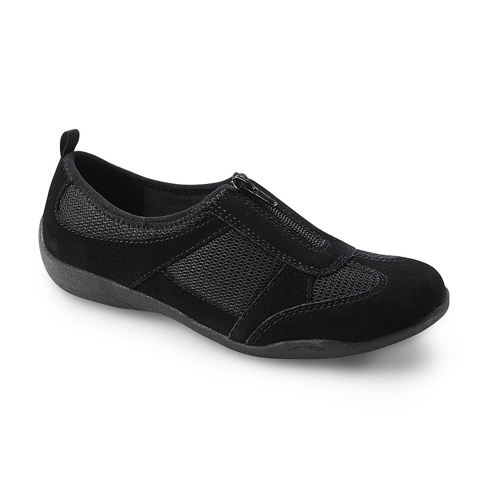 Cobbie Cuddlers Women's Della Black Casual Sneaker - Wide Width Available