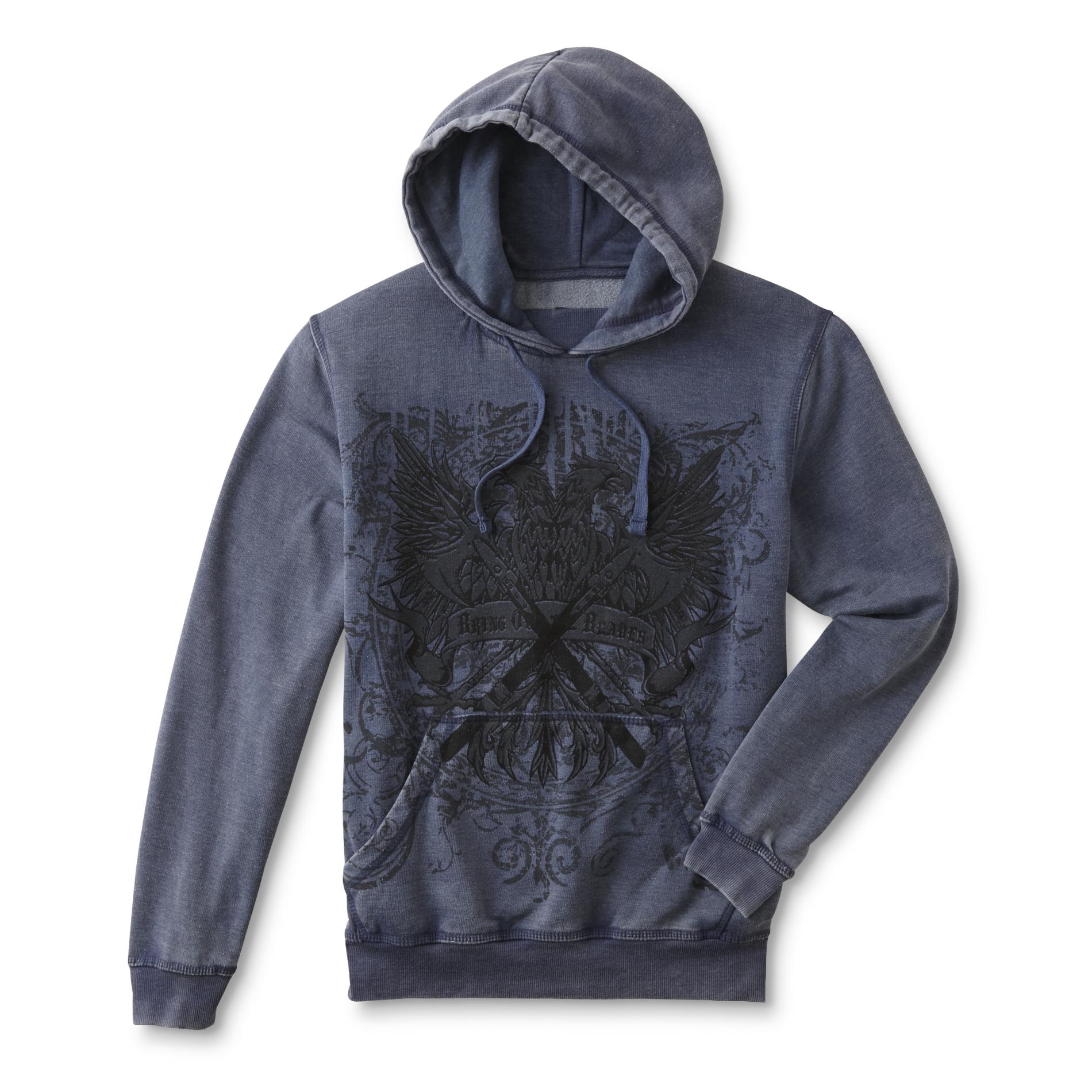 Men's Hooded Graphic Sweatshirt-Eagle