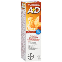 A&D A+D Original Diaper Rash Ointment, Baby Skin Protectant With Lanolin and Petrolatum, Seals Out Wetness, Helps Prevent Diaper Ras