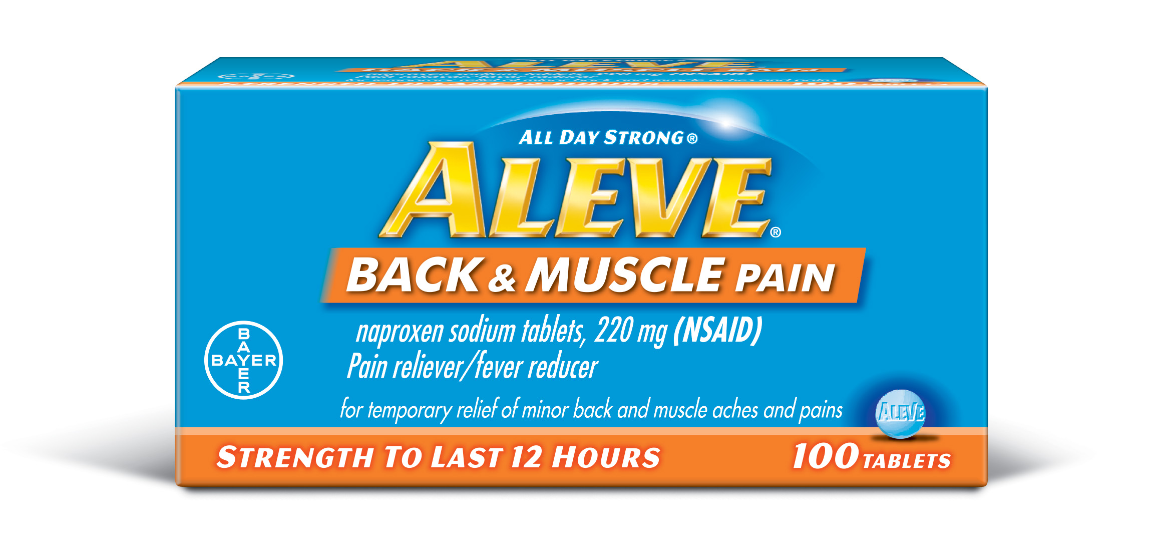 Aleve  Back and Muscle 100C E Pain Tab 100C