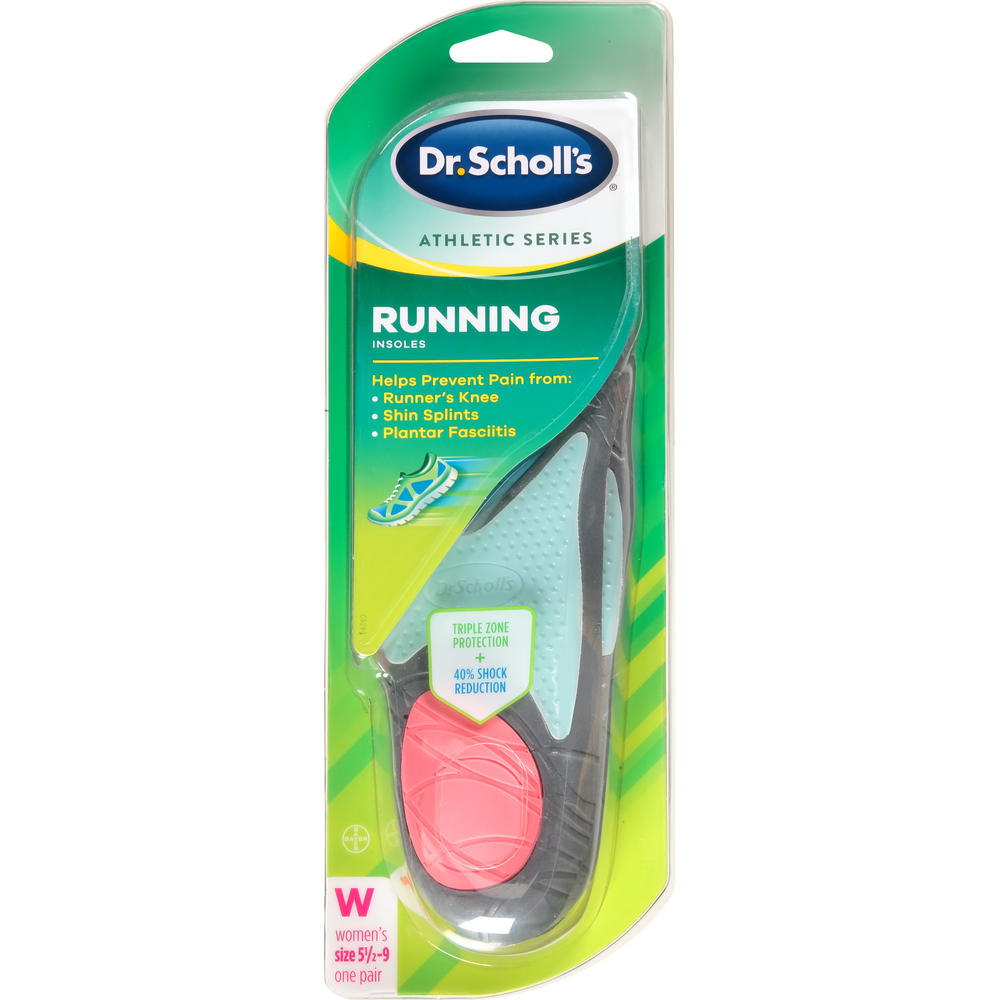 Dr. Scholl's Dr. Scholl&#8217;s Athletic Series Running Insoles for Women, 1 Pair, Size 5.5-9