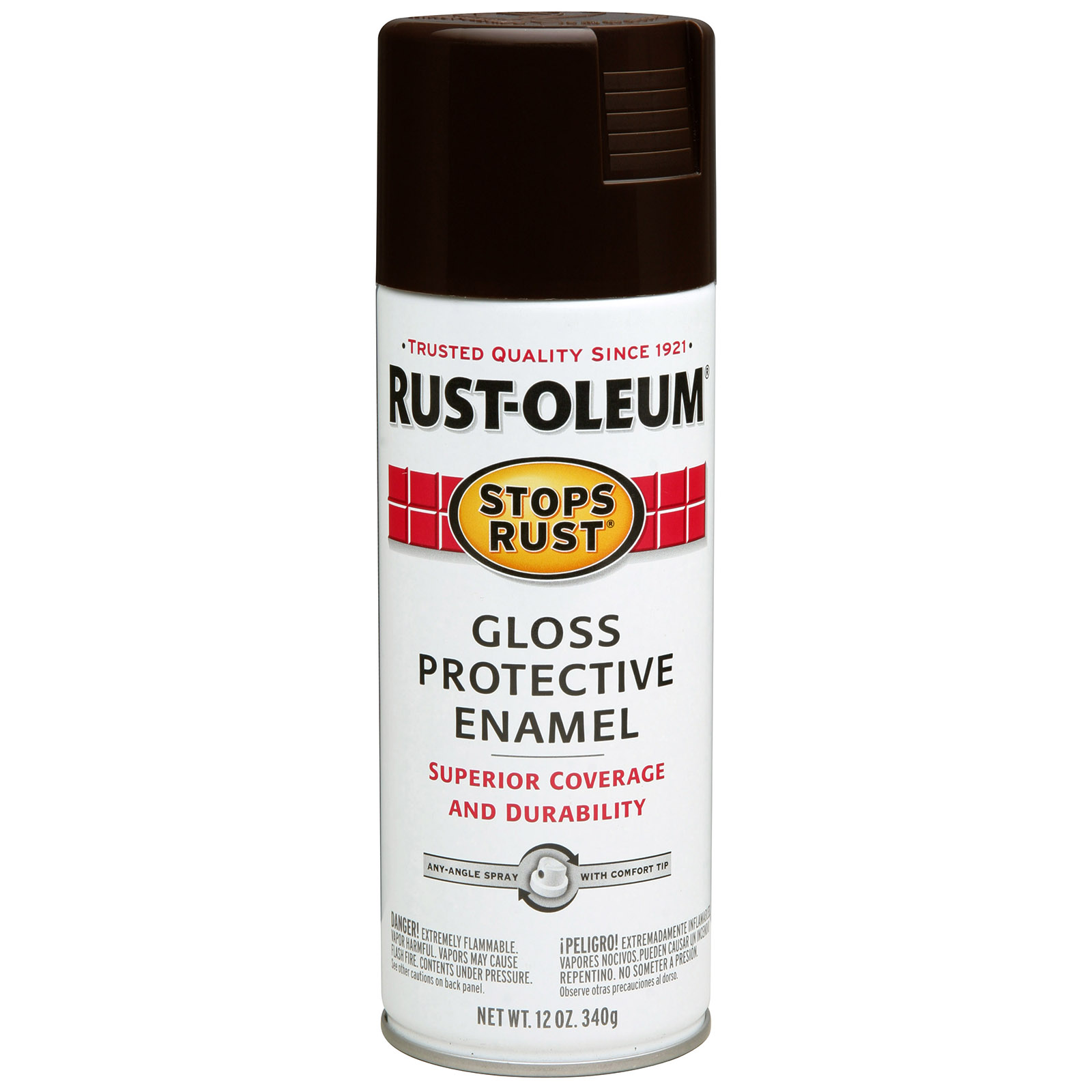Rust-Oleum STOPS RUST          DARK WALNUT SP