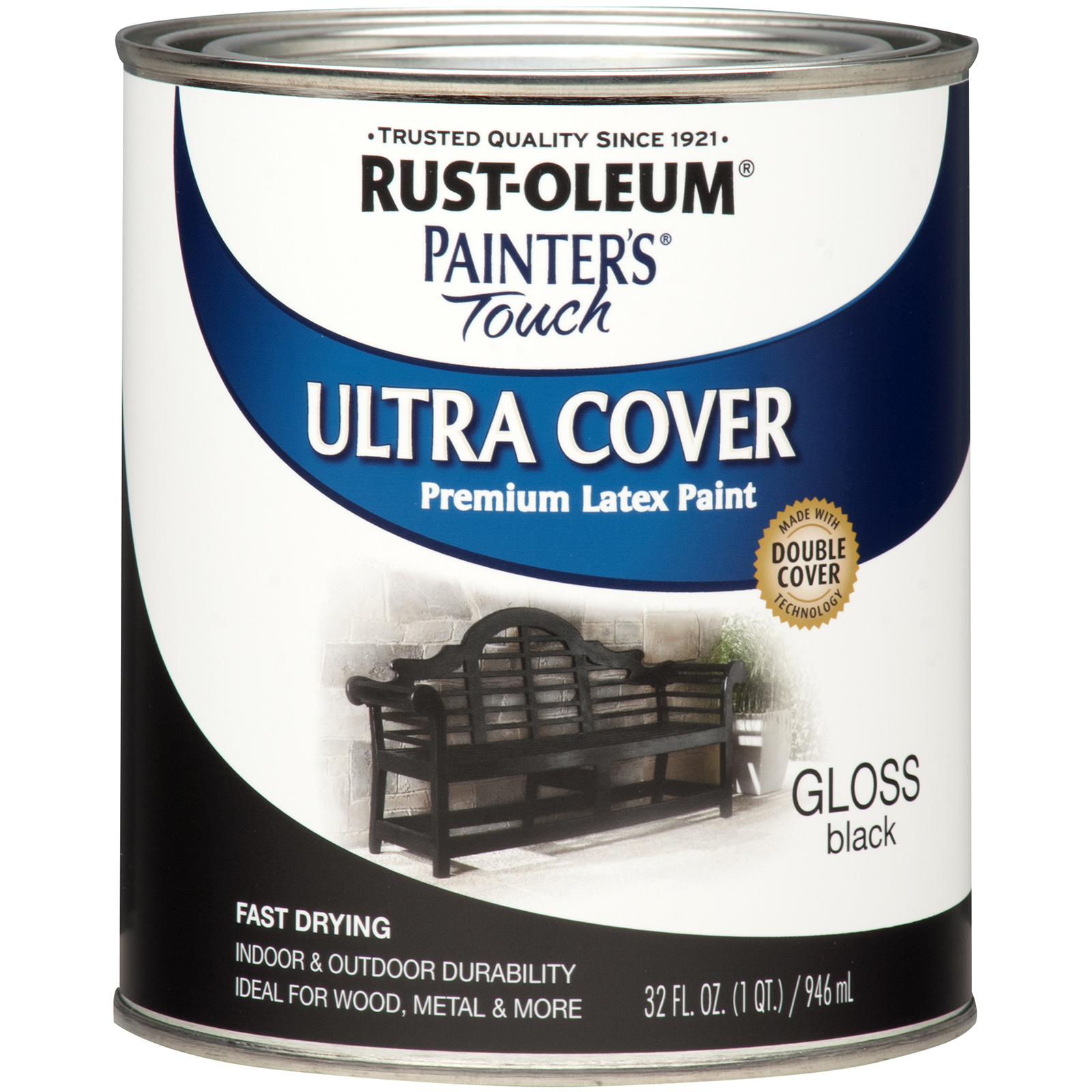 Rust-Oleum ULTRA COVER QUART   GLOSS BLACK