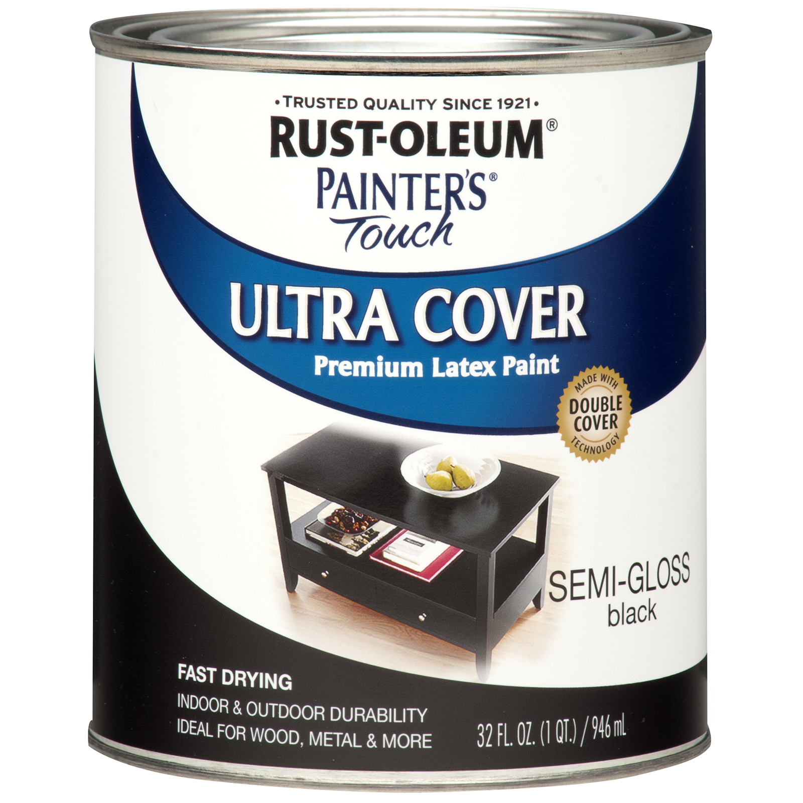 Rust-Oleum ULTRA COVER QUART   SEMI-GLOSS BLACK