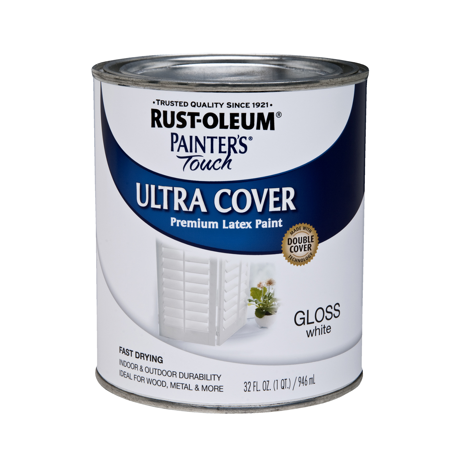 Rust-Oleum ULTRA COVER QUART   GLOSS WHITE