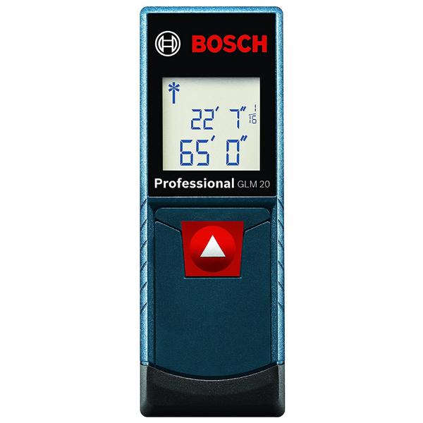Bosch Glm 20 Compact Blaze Laser Distance Measure 65 Feet